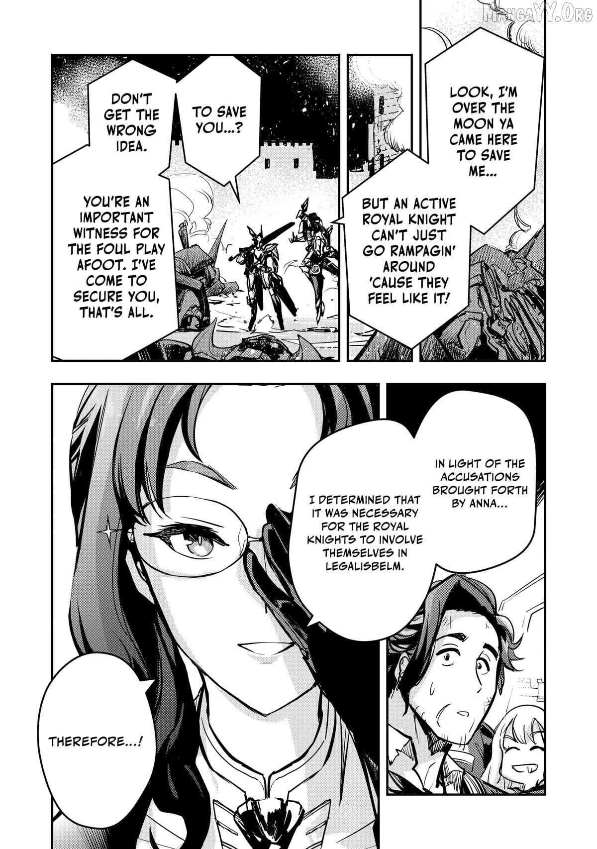 Old Knight, New Post: From Retiree to Her Majesty’s Chapter 10 page 35