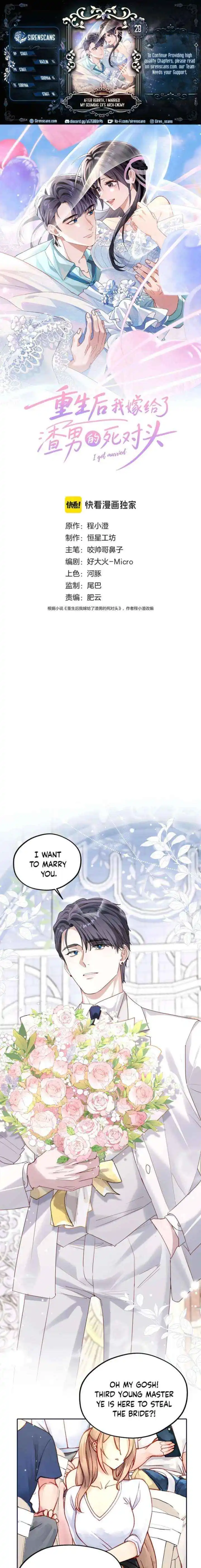 After Rebirth, I Married My Scumbag Ex's Arch-Enemy Chapter 28 page 1