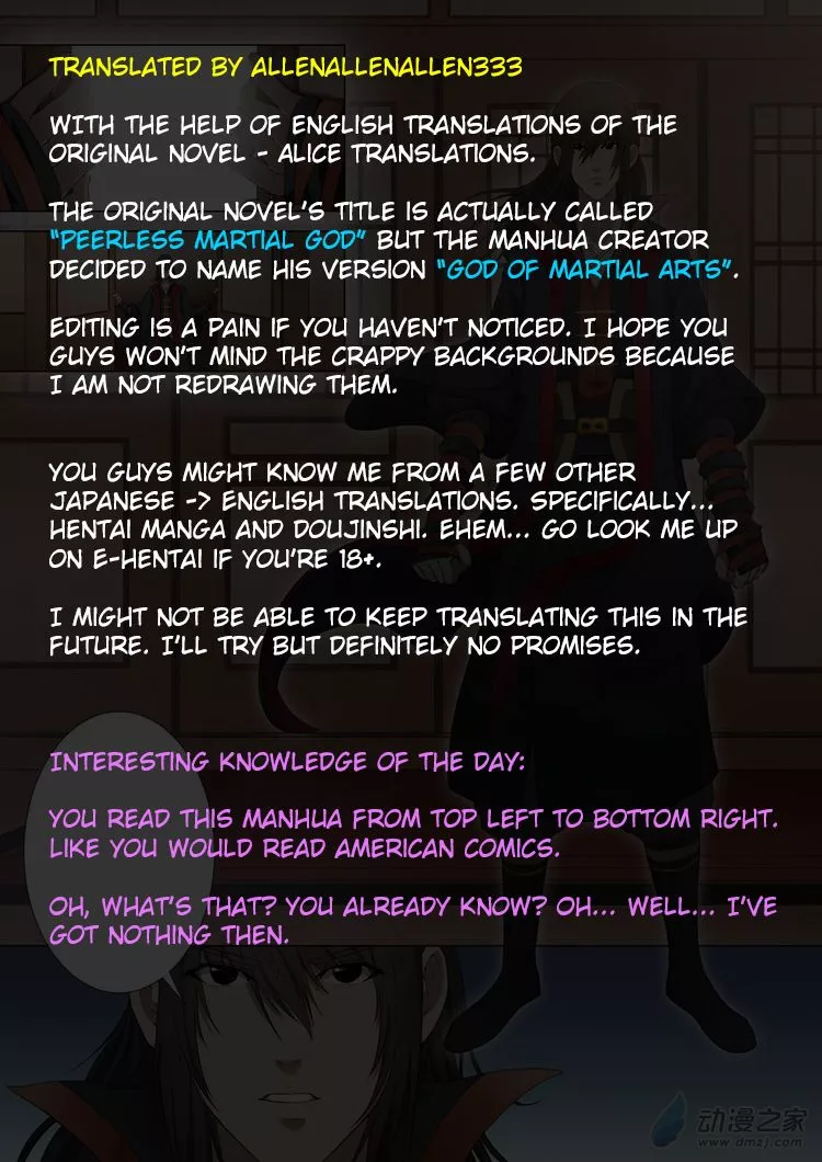 God of Martial Arts Chapter 1.2 page 9