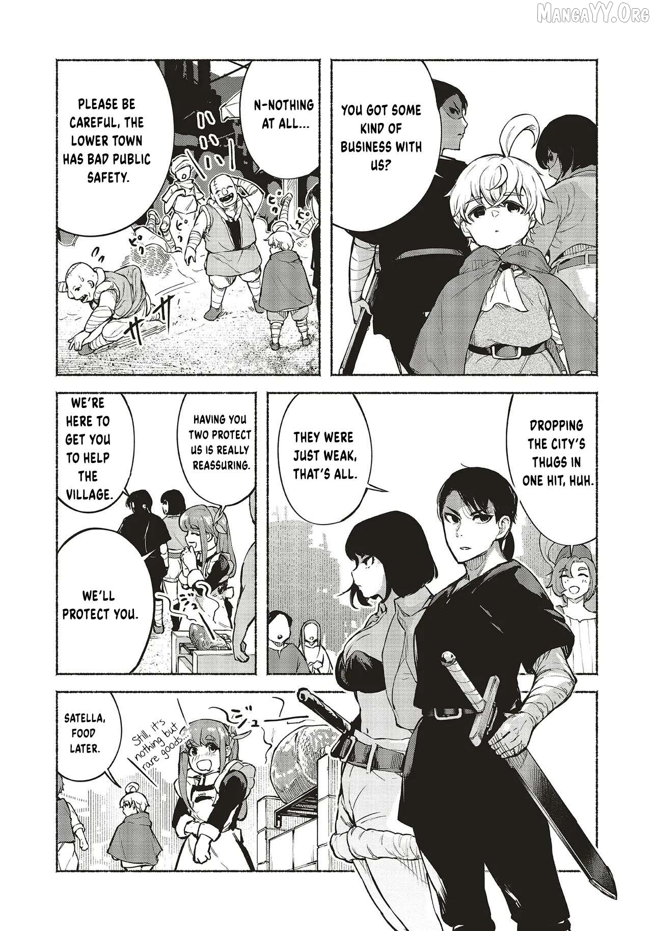Karada wa Jidou, Nakami wa Ossan no Nariagari Bokenki - Satera mo Tsuiteikimasu! Chapter 8 page 4