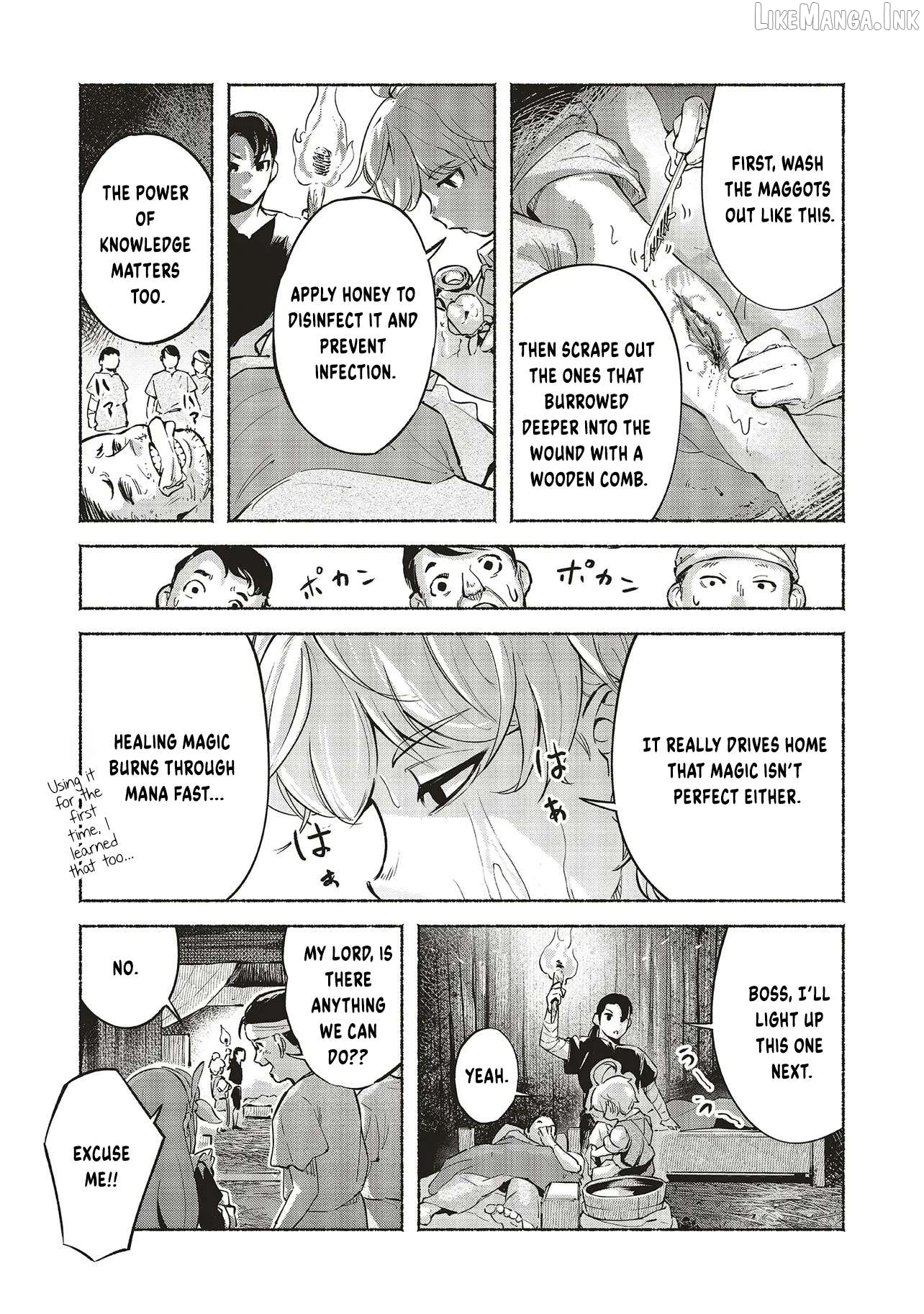 Karada wa Jidou, Nakami wa Ossan no Nariagari Bokenki - Satera mo Tsuiteikimasu! Chapter 10 page 12