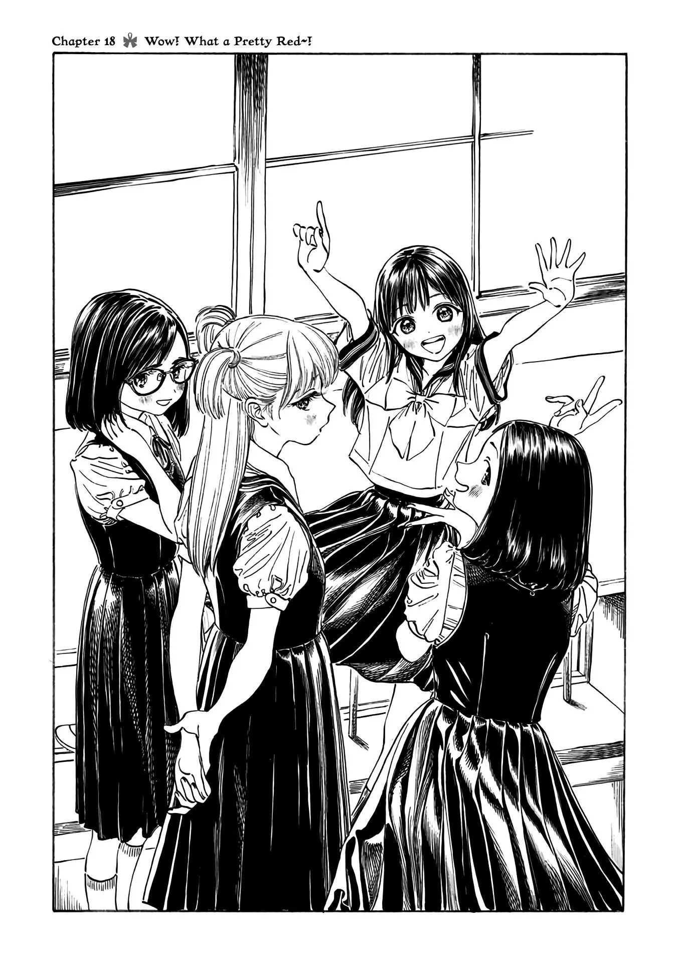 Akebi-chan's Sailor Uniform Chapter 18 page 1