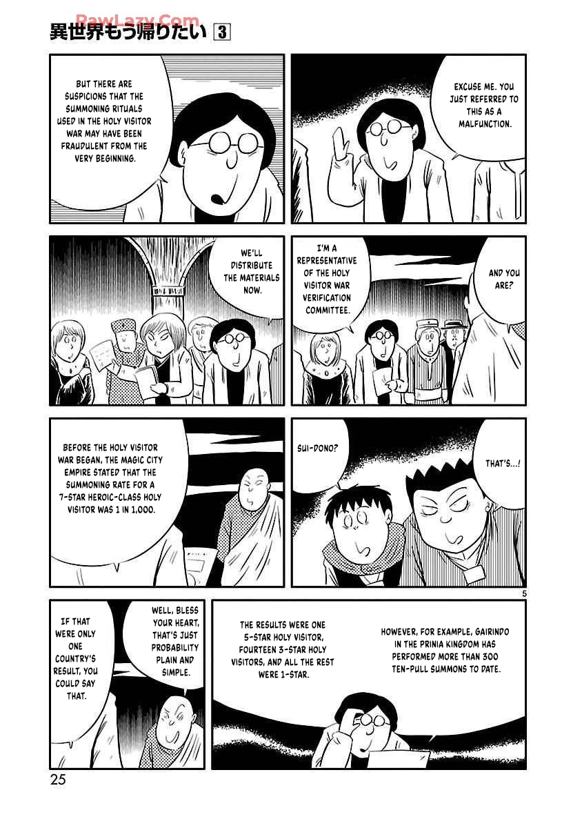 Isekai Mou Kaeritai Chapter 35 page 6
