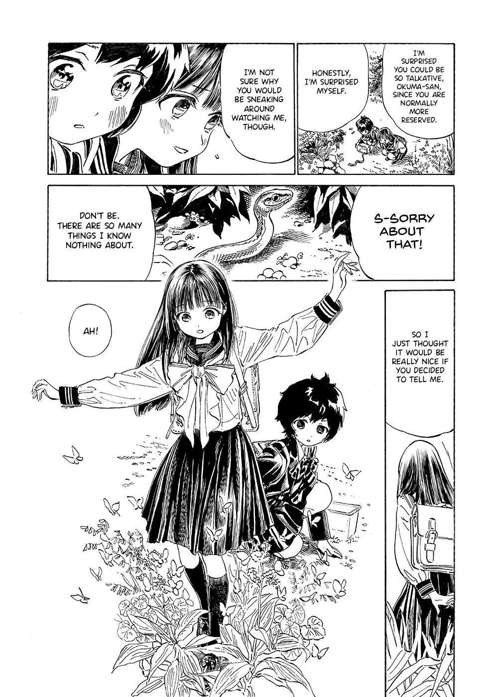 Akebi-chan's Sailor Uniform Chapter 33.5 page 15