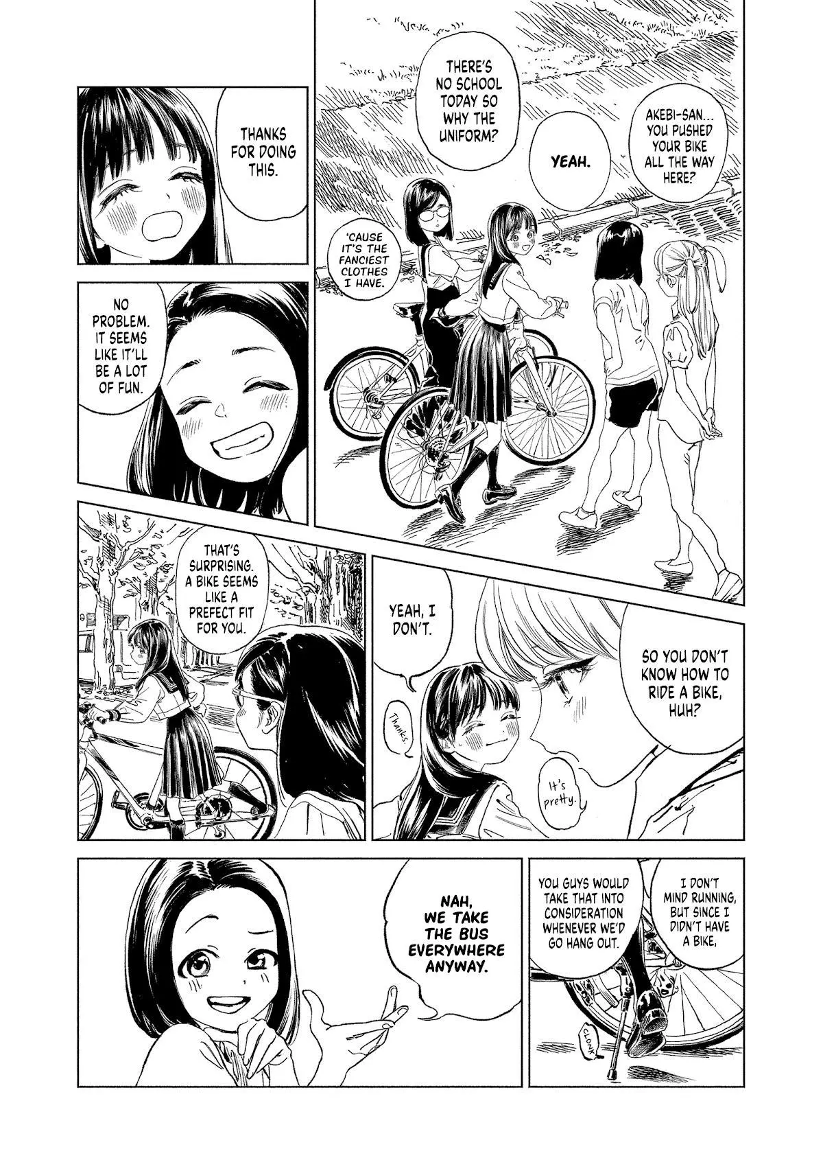 Akebi-chan's Sailor Uniform Chapter 56.5 page 7