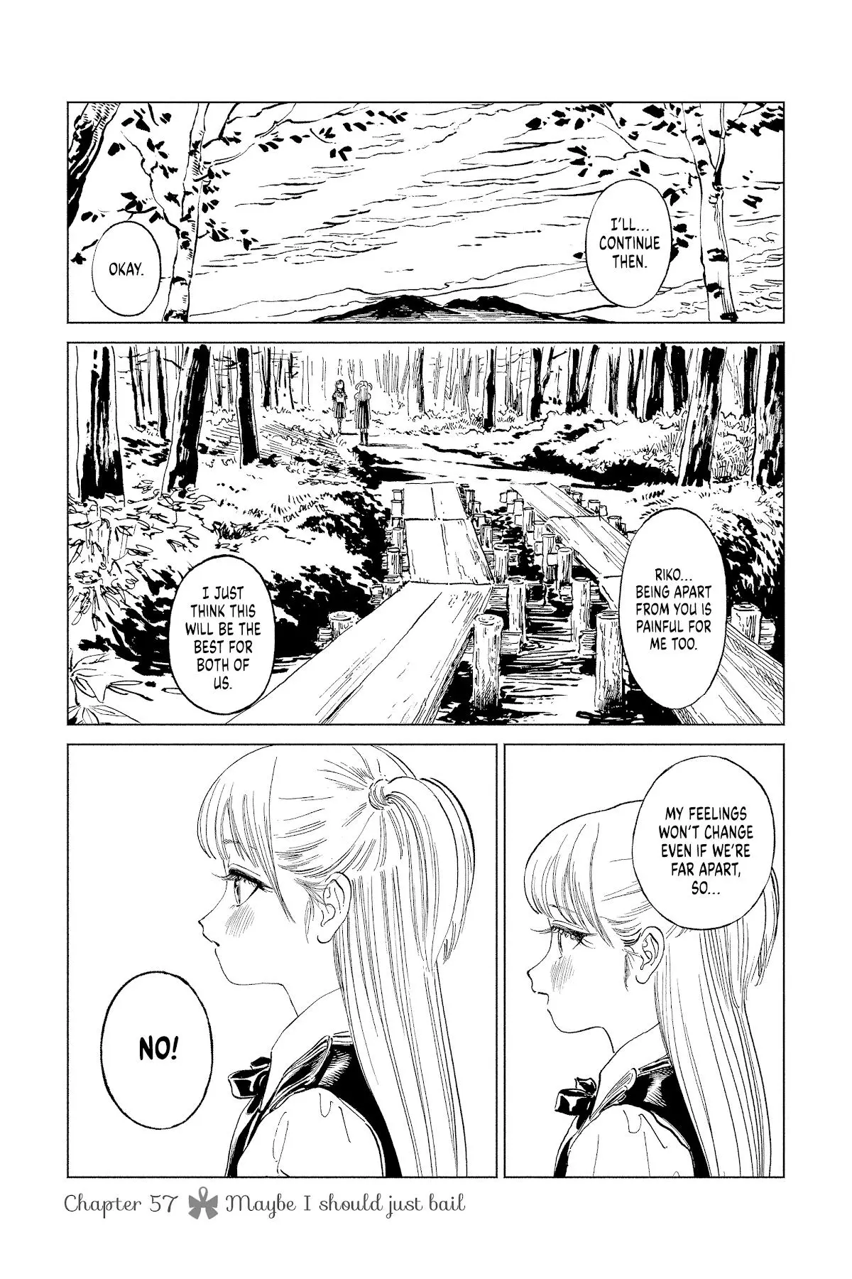 Akebi-chan's Sailor Uniform Chapter 57 page 1