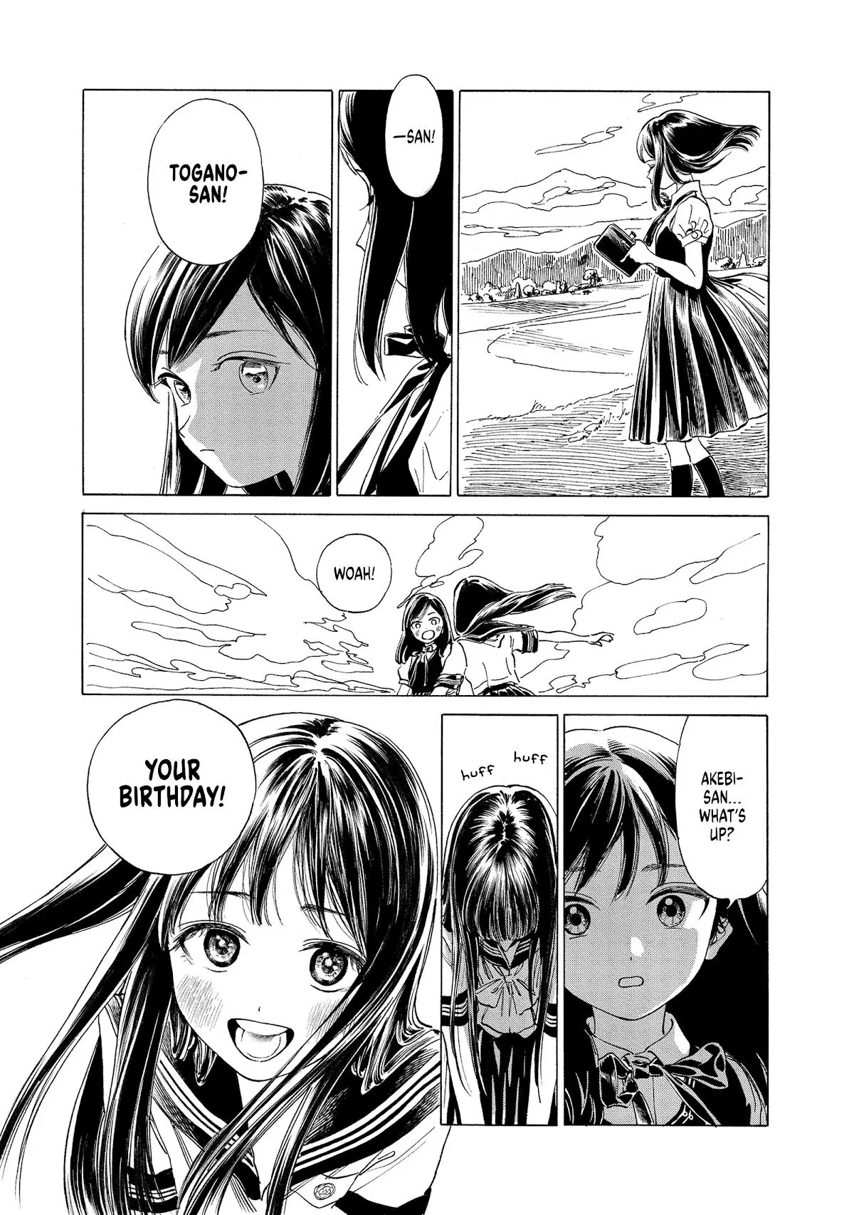 Akebi-chan's Sailor Uniform Chapter 60 page 9