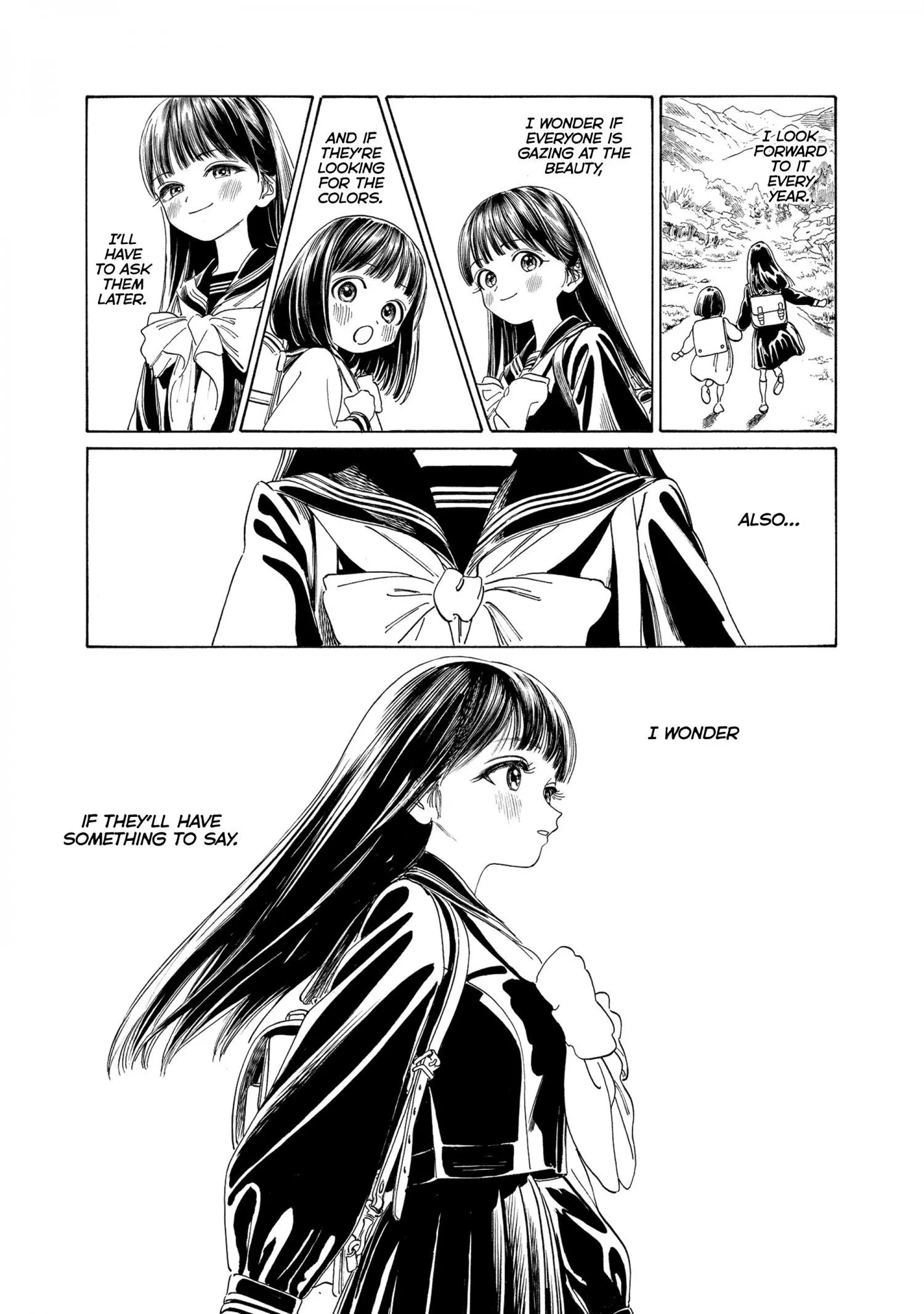 Akebi-chan's Sailor Uniform Chapter 67 page 11