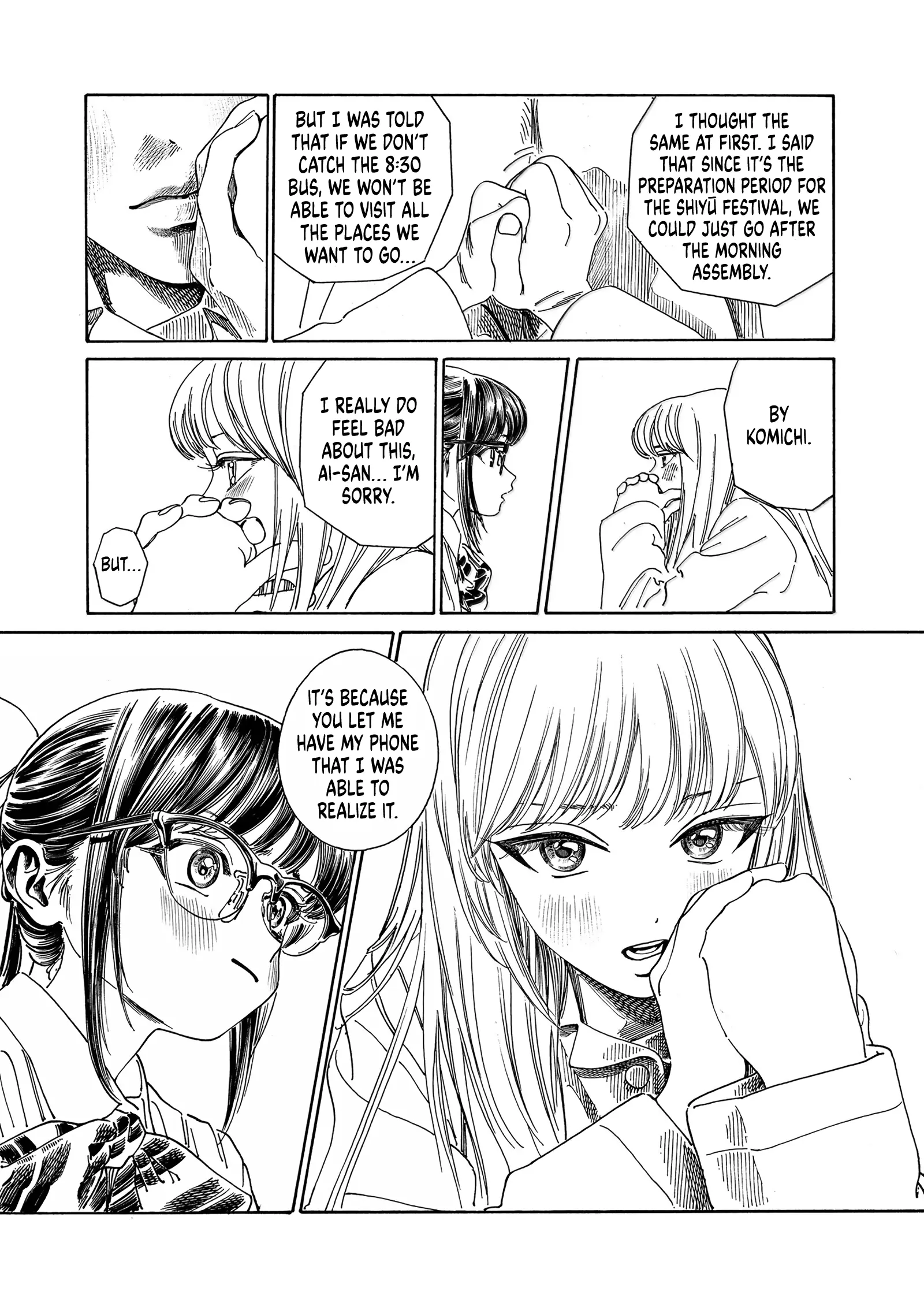 Akebi-chan's Sailor Uniform Chapter 81 page 13