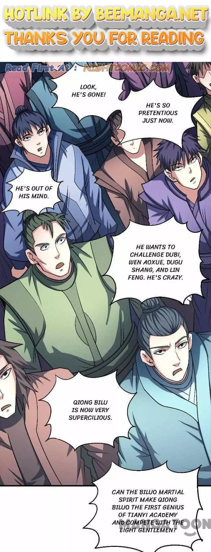 God of Martial Arts Chapter 413 page 1