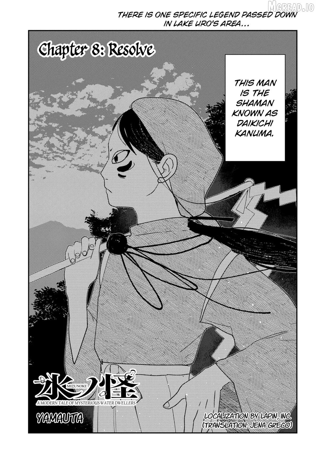 Mizunoke: A Modern Tale of Mysterious Water Dwellers Chapter 8 page 1
