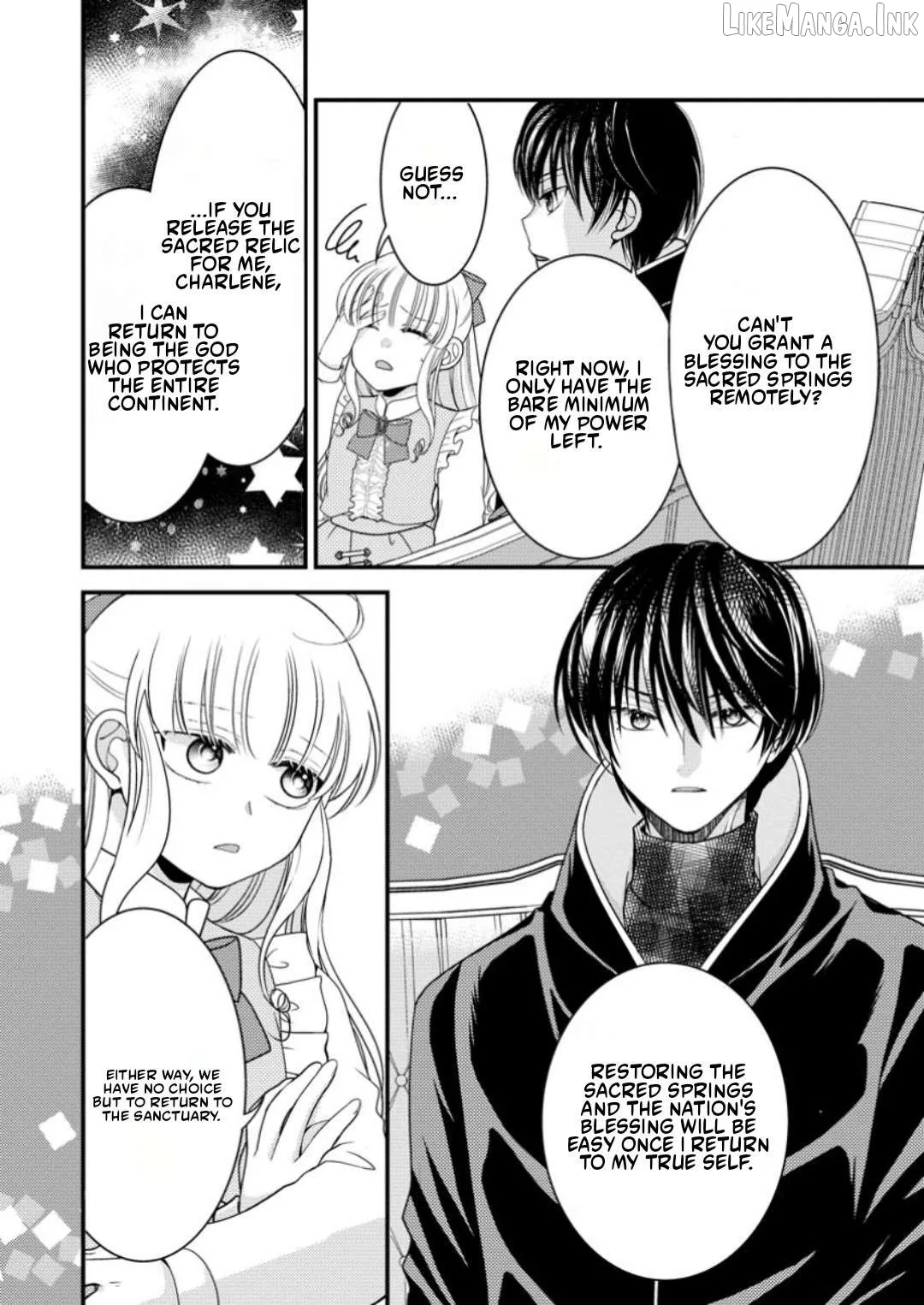 The Fake Saint Becomes a Little Girl and Enjoys an Exile Life with an Overly Affectionate God. Chapter 7.1 page 4