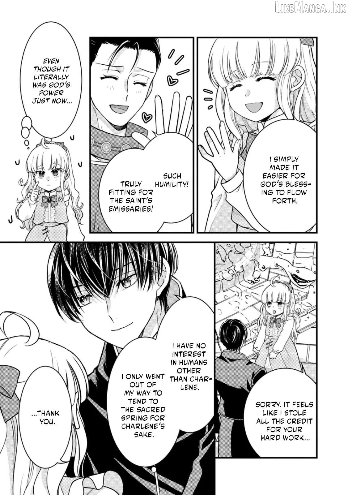 The Fake Saint Becomes a Little Girl and Enjoys an Exile Life with an Overly Affectionate God. Chapter 8.1 page 9