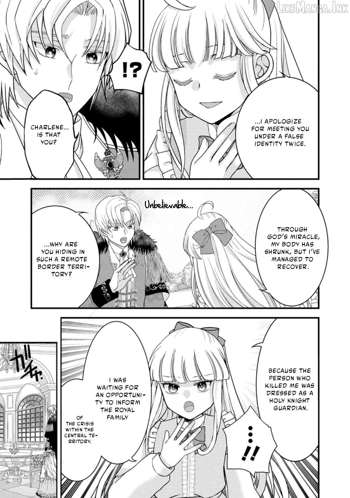 The Fake Saint Becomes a Little Girl and Enjoys an Exile Life with an Overly Affectionate God. Chapter 9.1 page 9