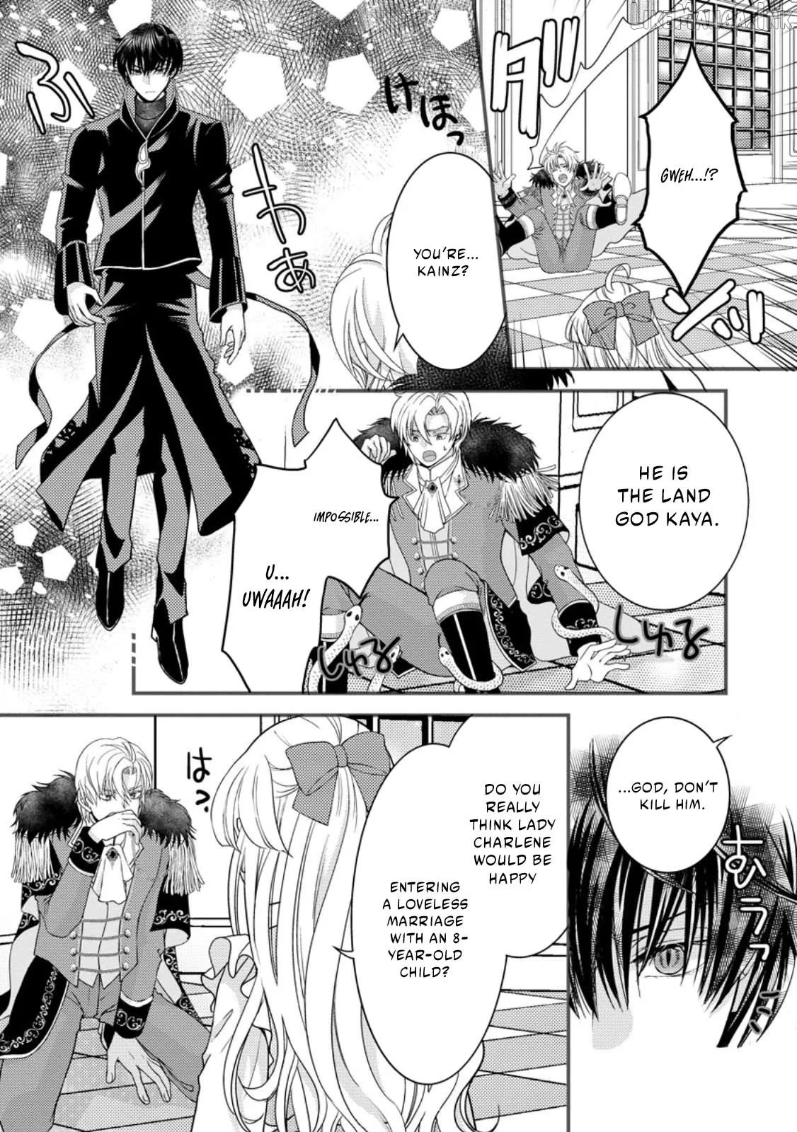 The Fake Saint Becomes a Little Girl and Enjoys an Exile Life with an Overly Affectionate God. Chapter 9.2 page 1