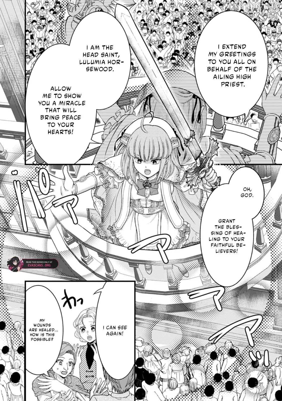 The Fake Saint Becomes a Little Girl and Enjoys an Exile Life with an Overly Affectionate God. Chapter 9.2 page 9