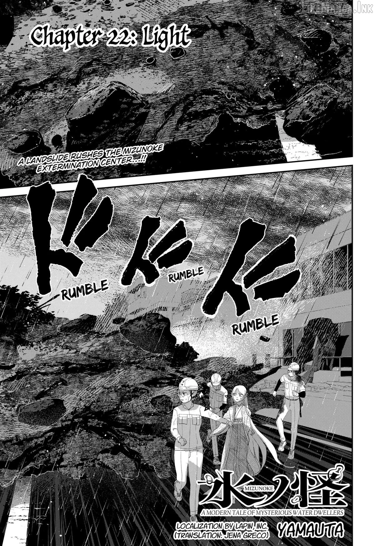 Mizunoke: A Modern Tale of Mysterious Water Dwellers Chapter 22 page 1