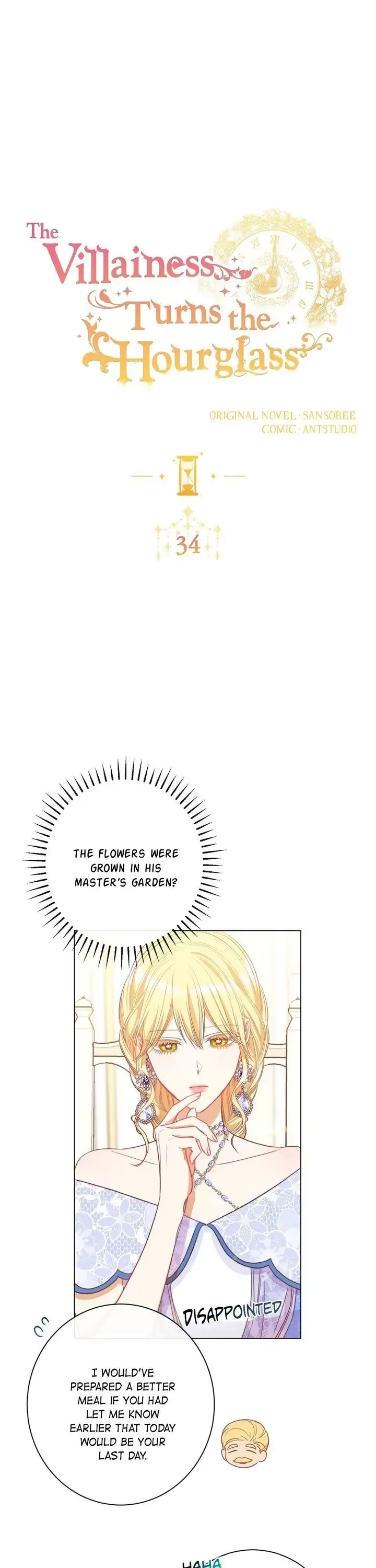 The Villainess Turns the Hourglass Chapter 34 page 1