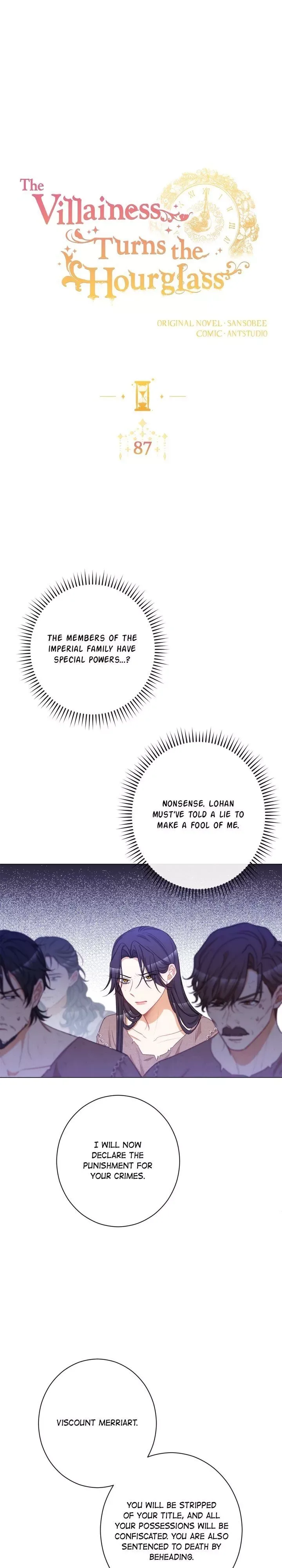 The Villainess Turns the Hourglass Chapter 87 page 1