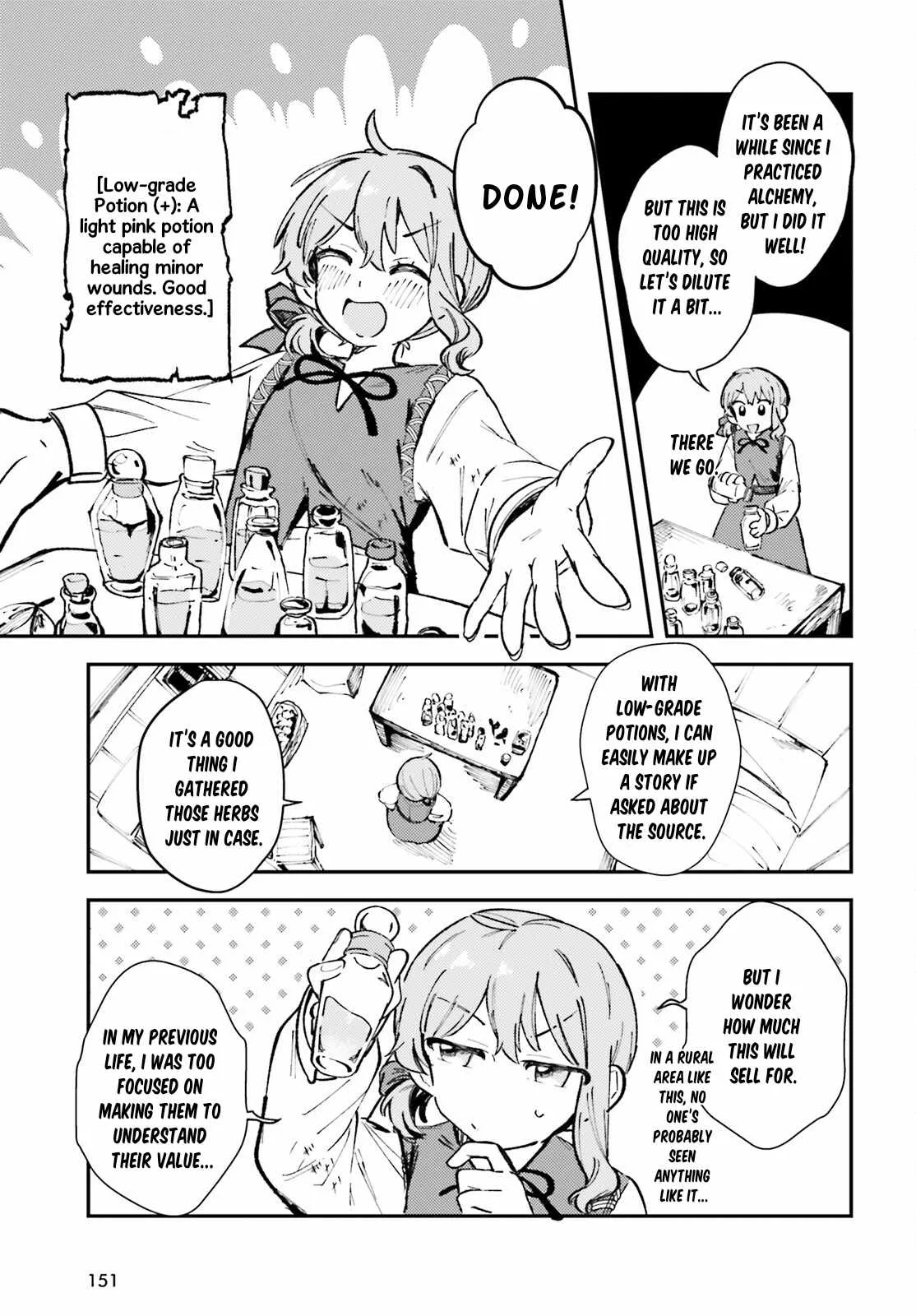 Reincarnated Alchemy Girl's Slow Life Chapter 1 page 12