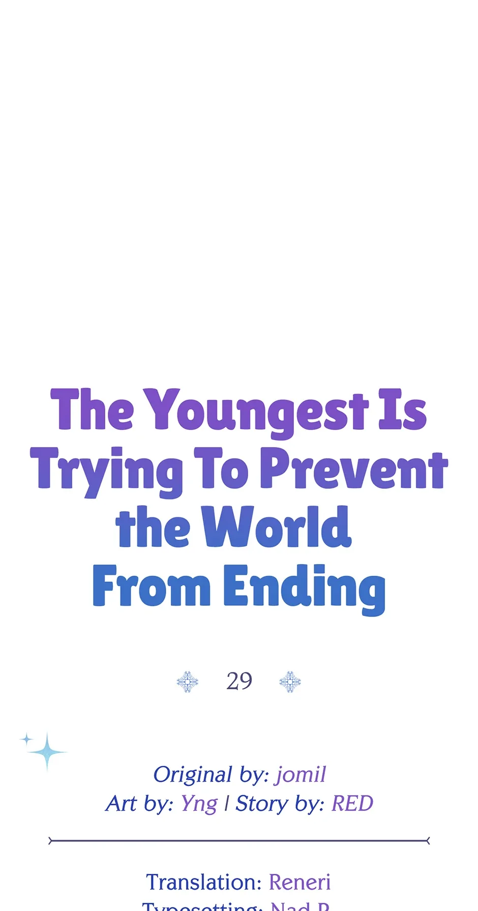 The Youngest Child of the Family Is Preventing the World From Ending Chapter 29 page 36