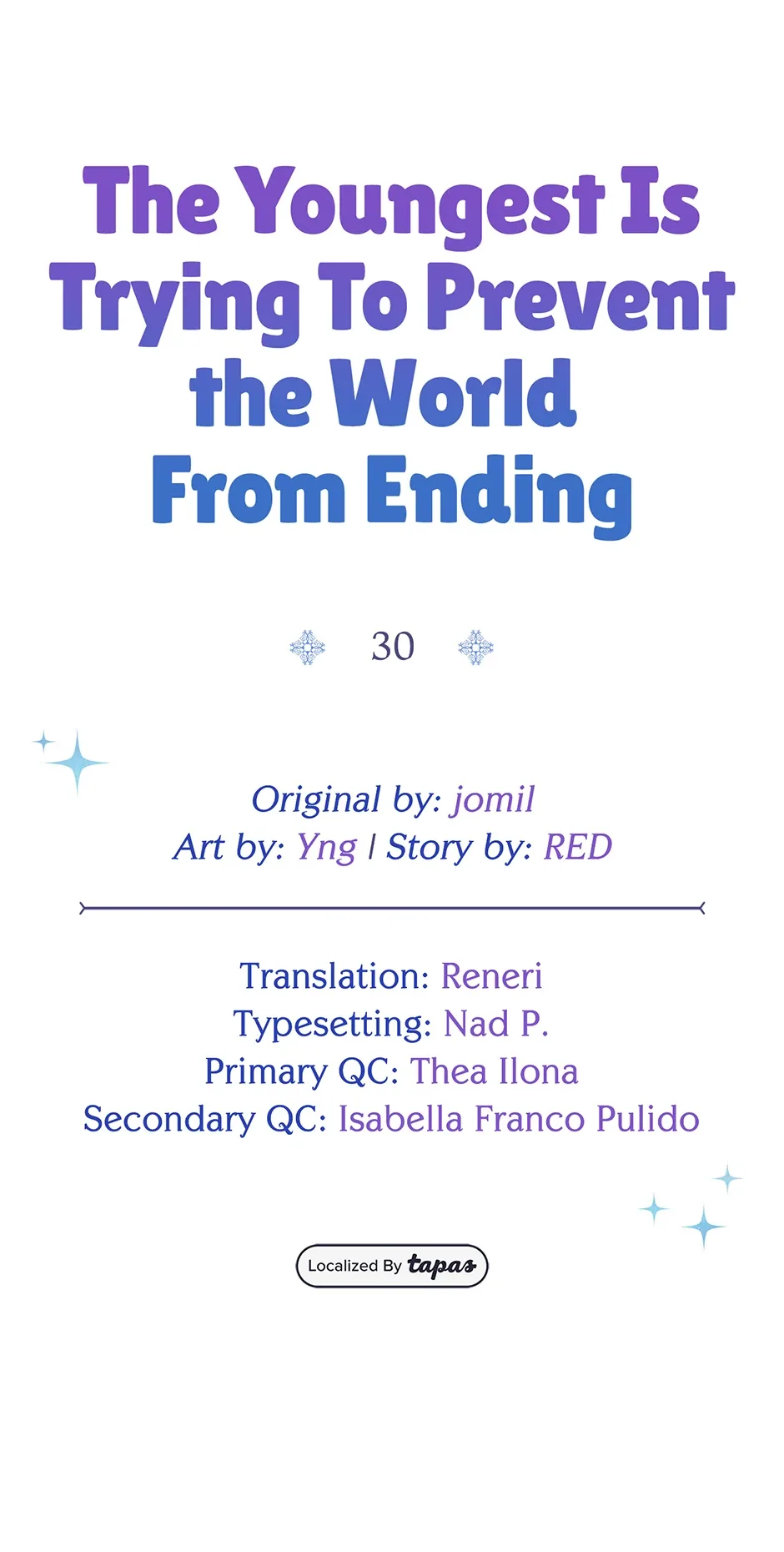 The Youngest Child of the Family Is Preventing the World From Ending Chapter 30 page 9