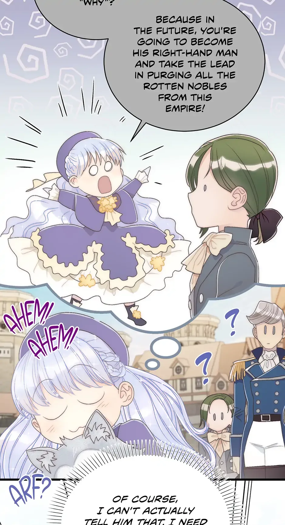 The Youngest Child of the Family Is Preventing the World From Ending Chapter 37 page 55