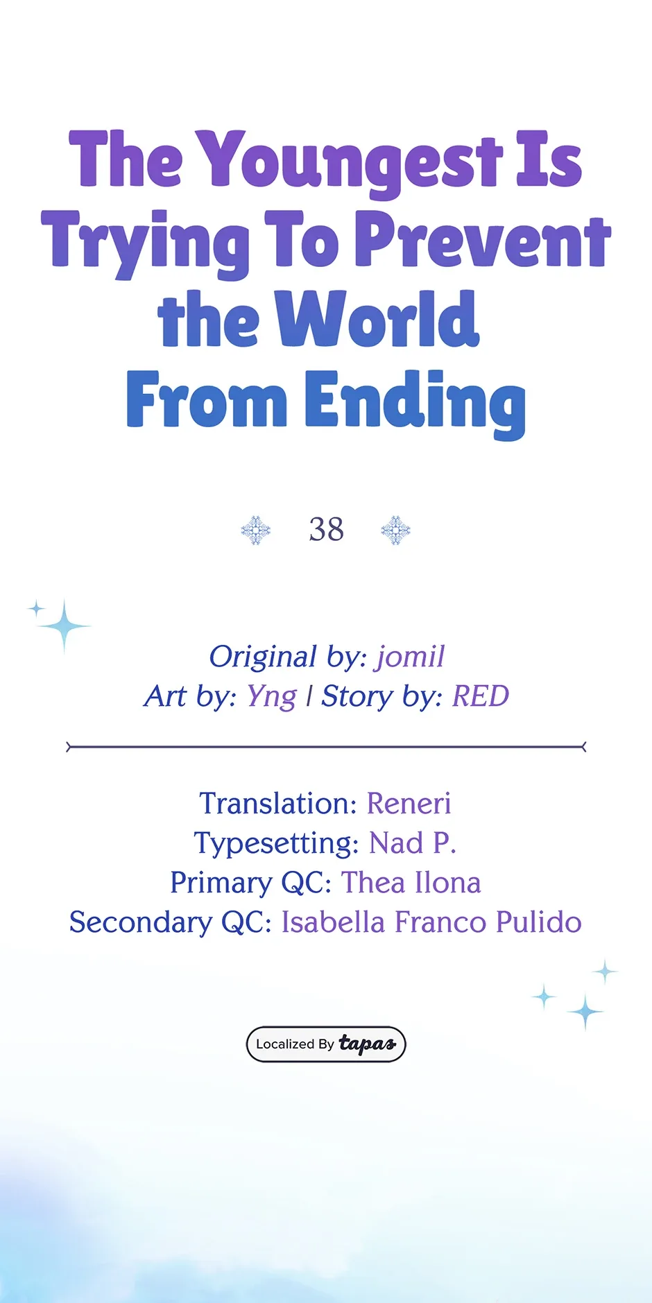 The Youngest Child of the Family Is Preventing the World From Ending Chapter 38 page 19