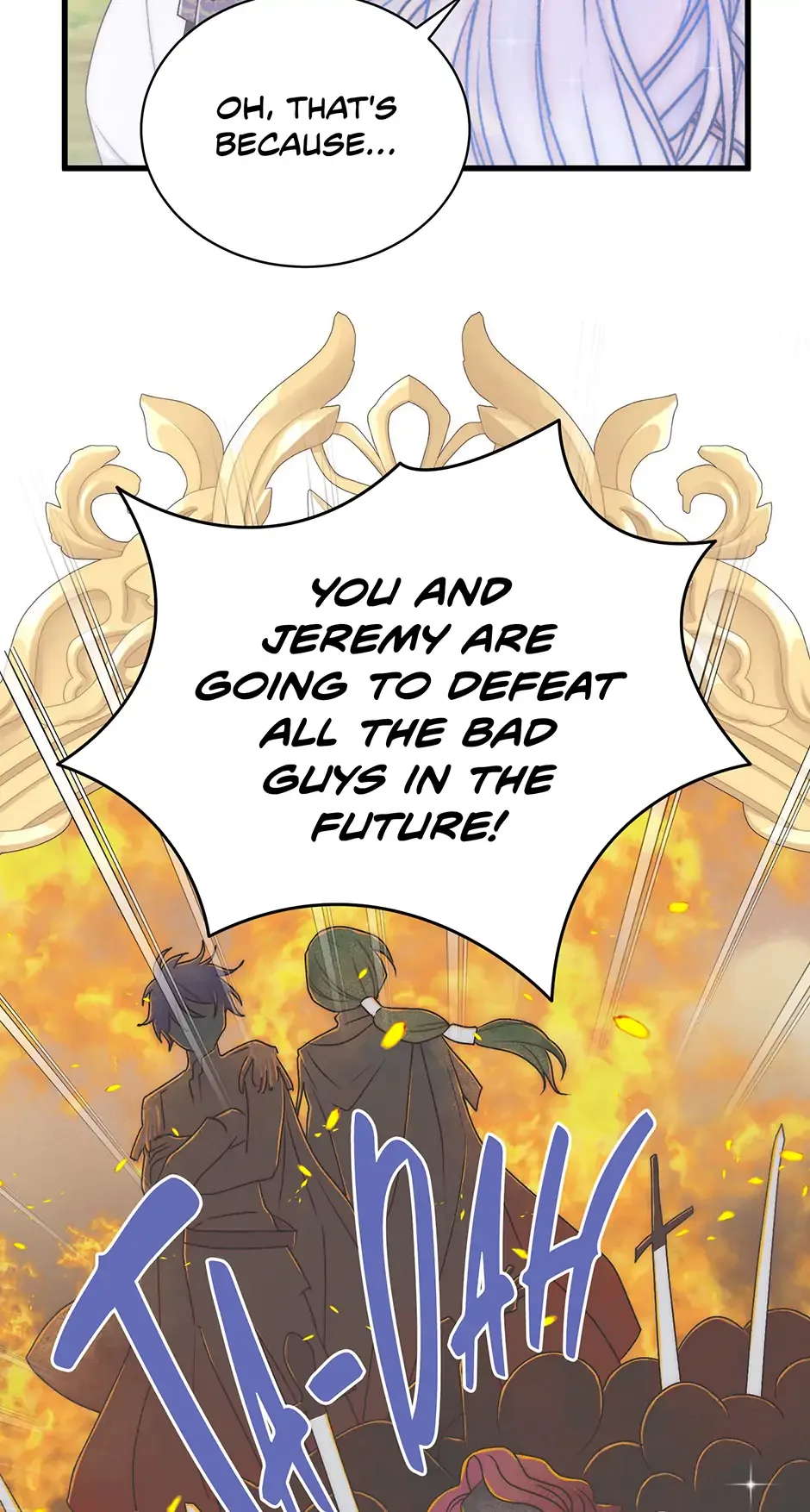 The Youngest Child of the Family Is Preventing the World From Ending Chapter 40 page 47