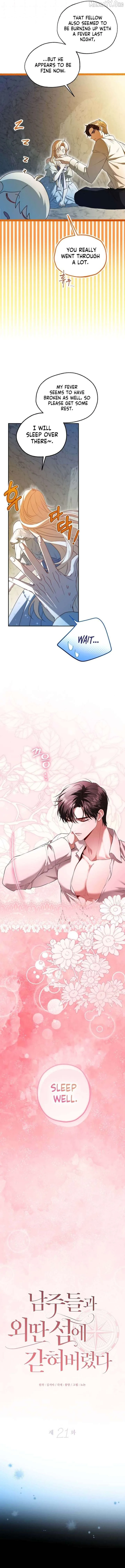 I’m Stuck on a Remote Island With the Male Leads Chapter 21 page 12