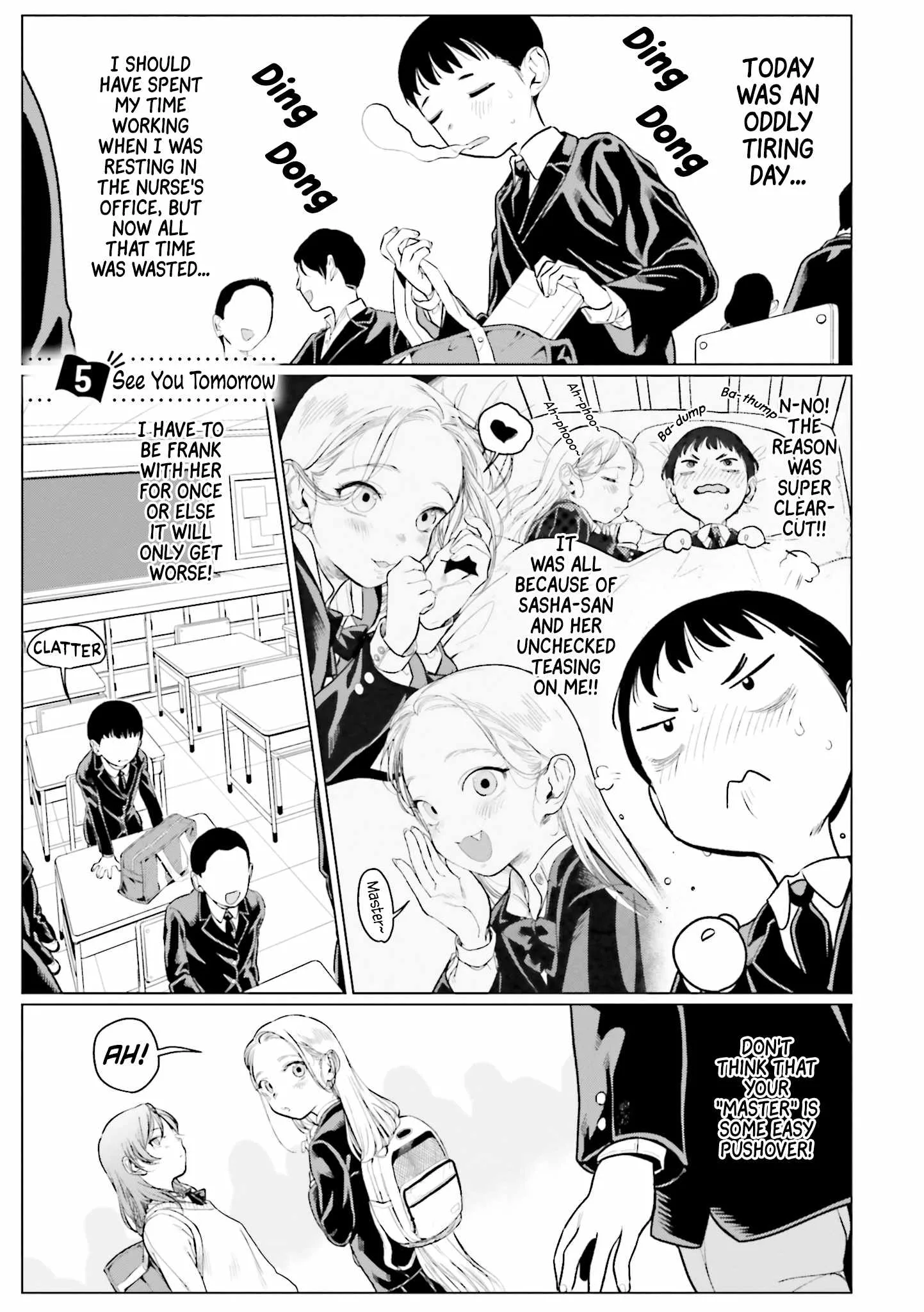 Sasha and Her Otaku Classmate Chapter 5 page 1