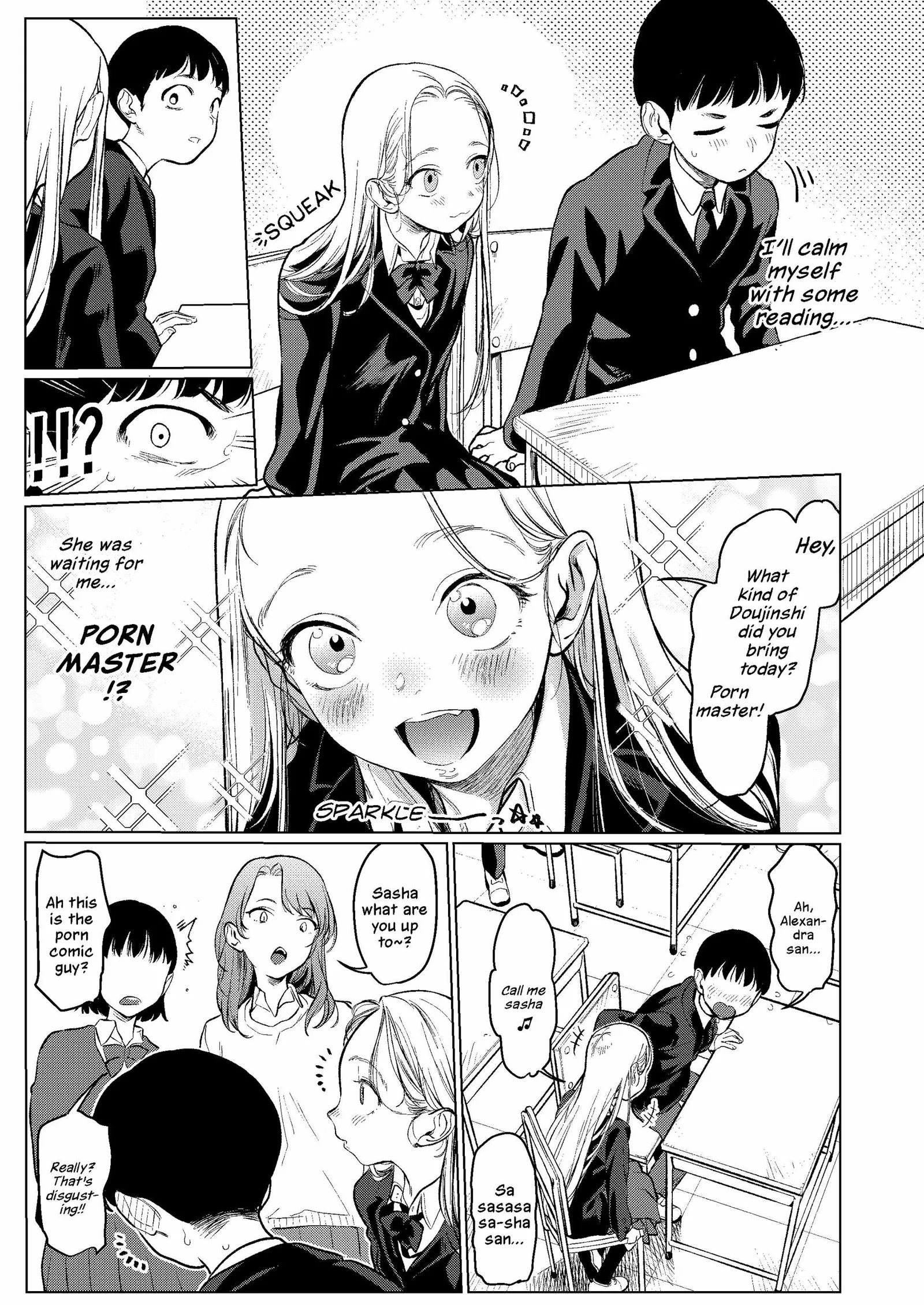 Sasha and Her Otaku Classmate Chapter 2 page 3