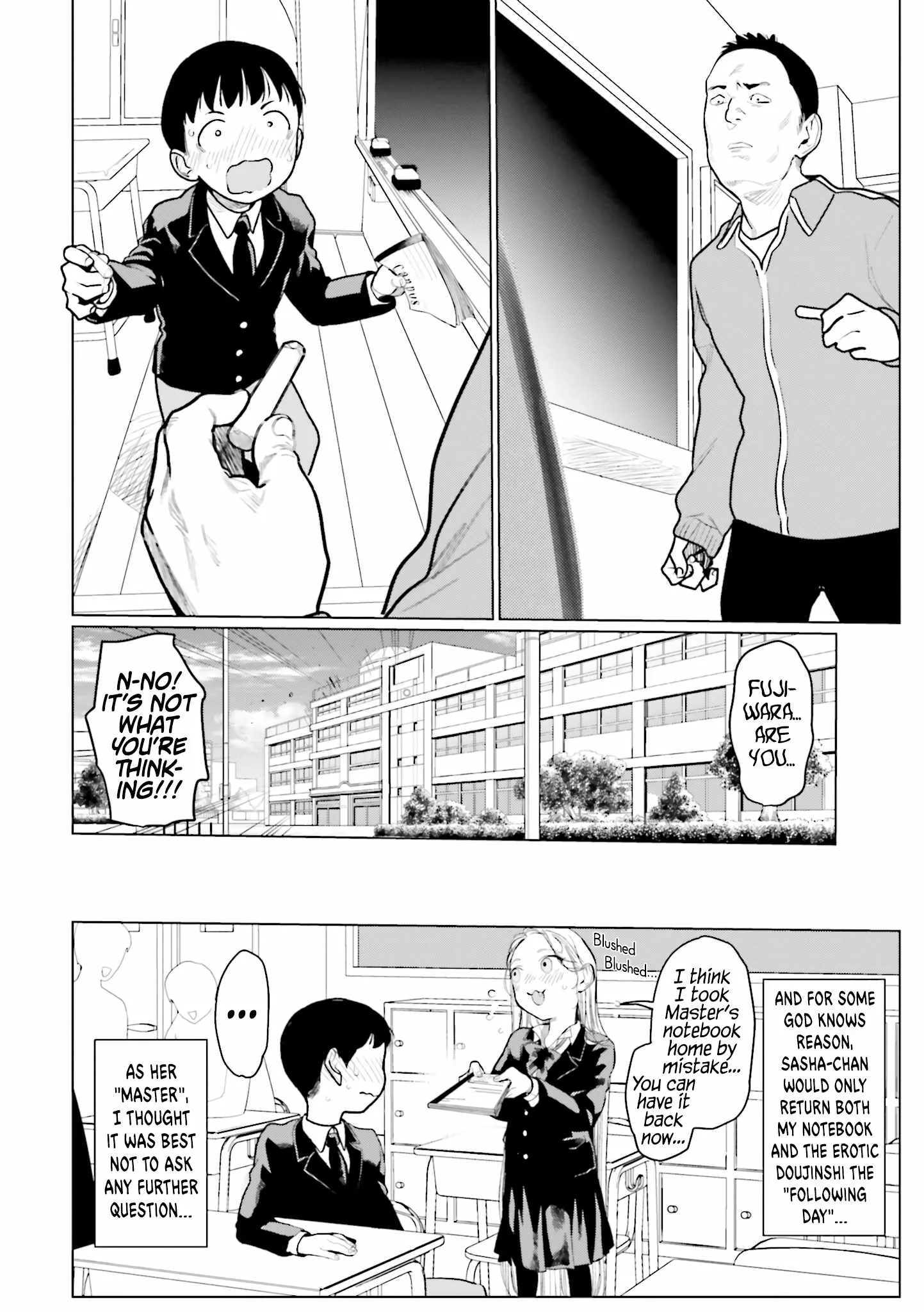 Sasha and Her Otaku Classmate Chapter 7 page 8