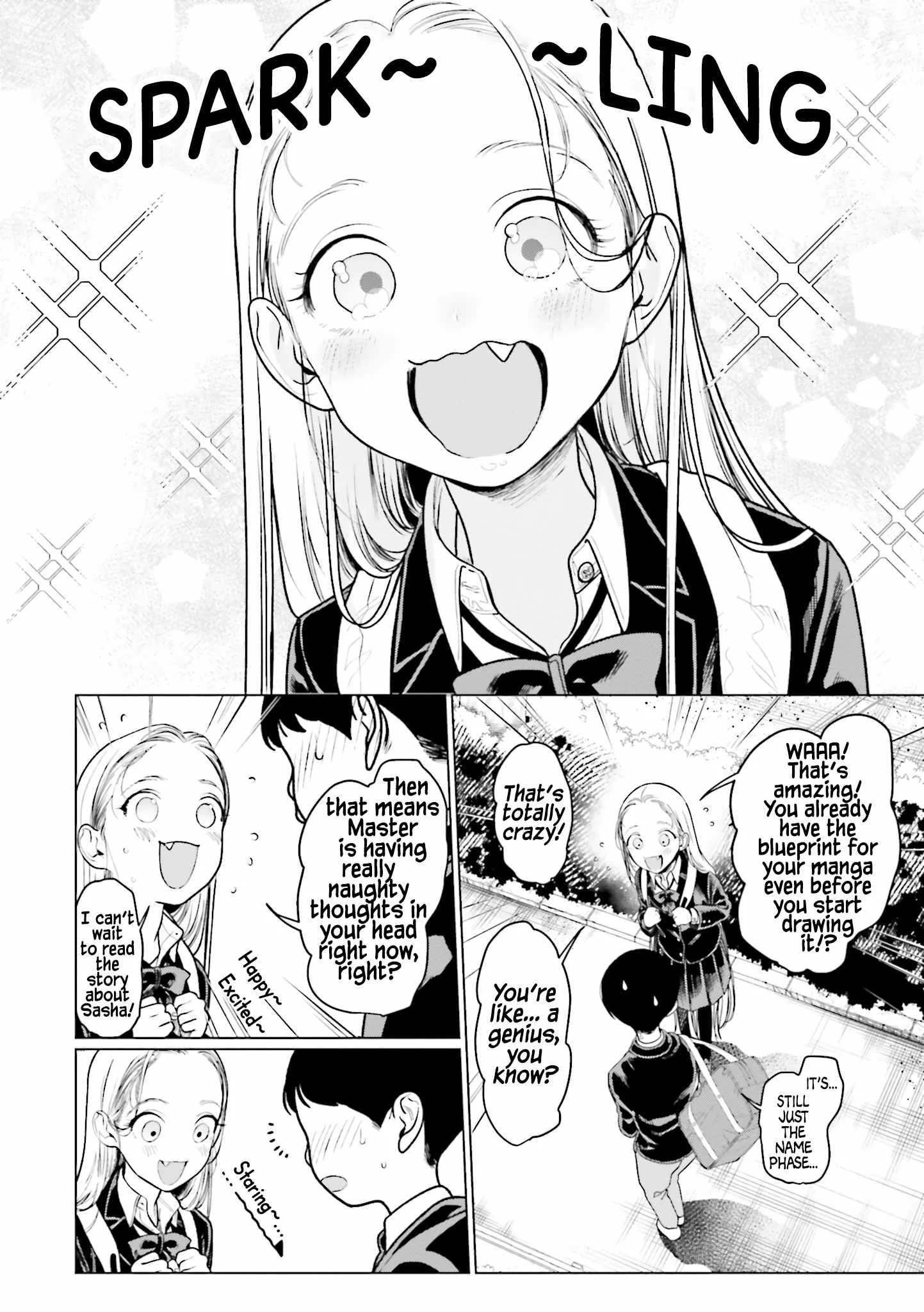 Sasha and Her Otaku Classmate Chapter 6 page 6