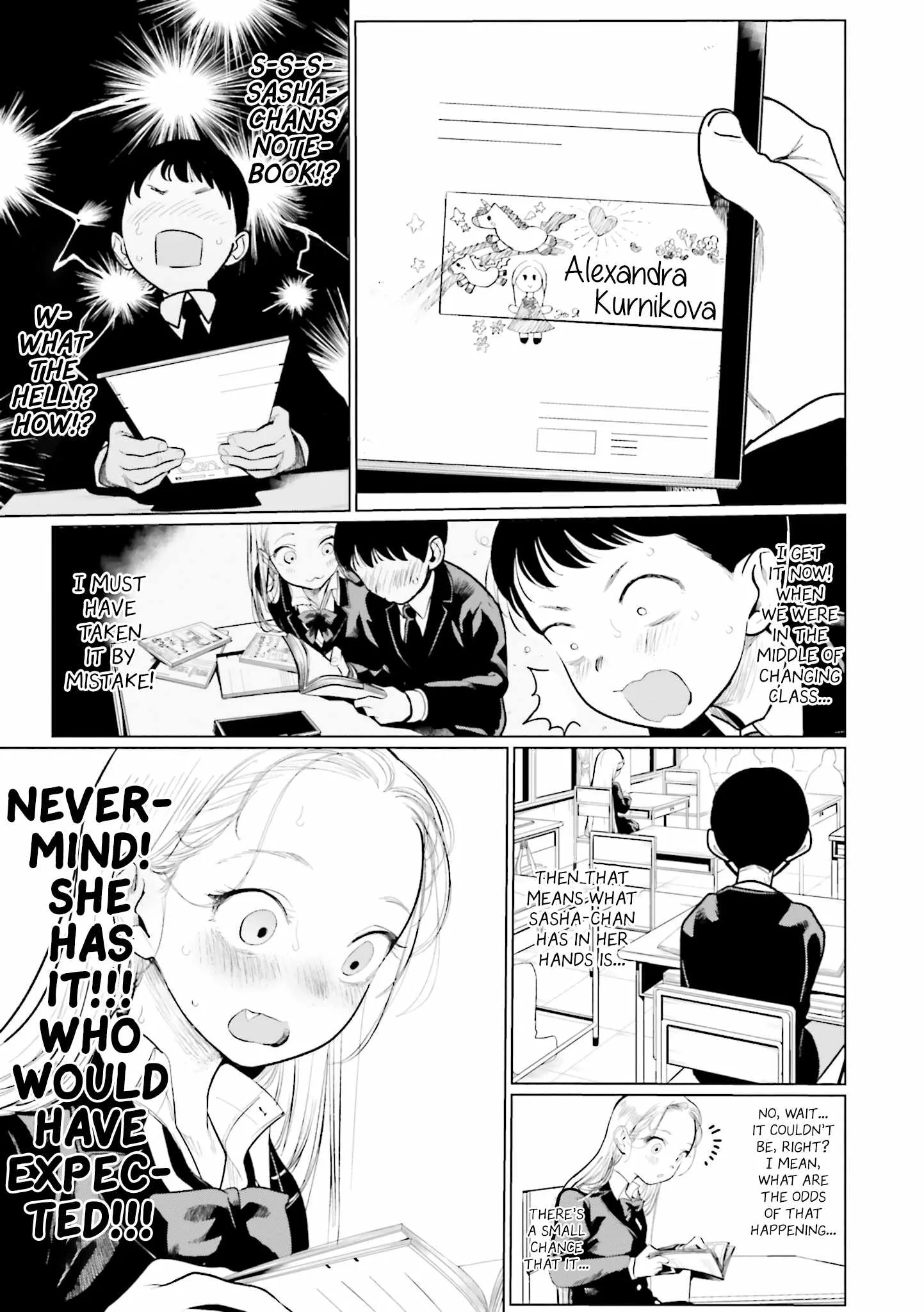 Sasha and Her Otaku Classmate Chapter 7 page 3