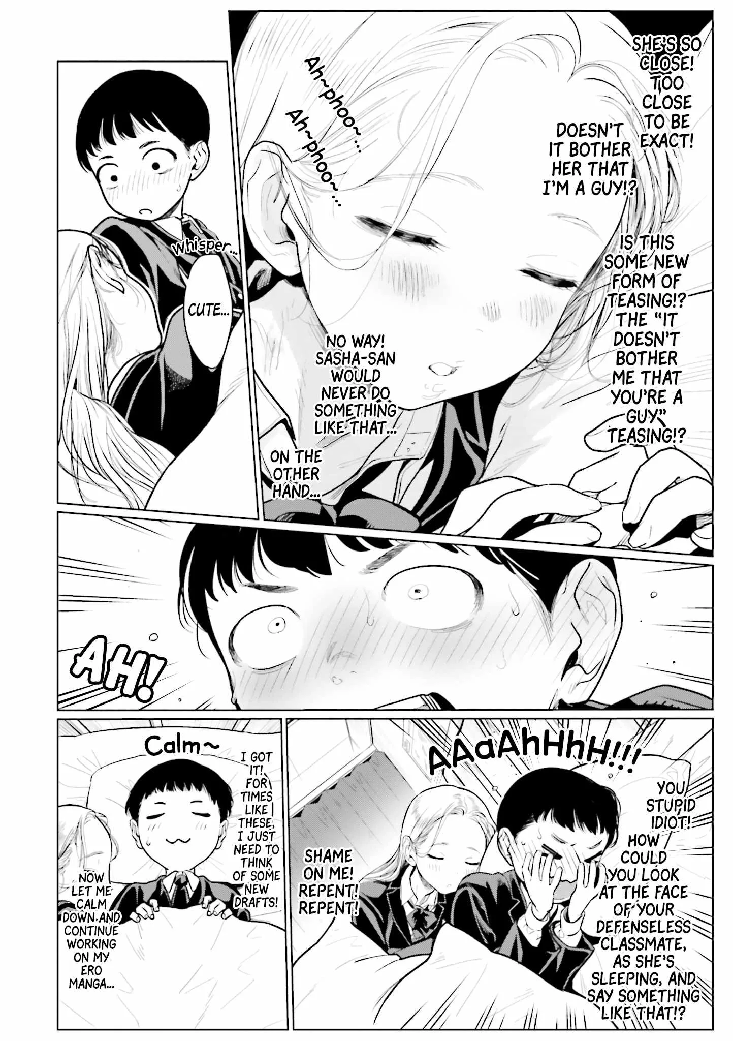 Sasha and Her Otaku Classmate Chapter 4 page 2