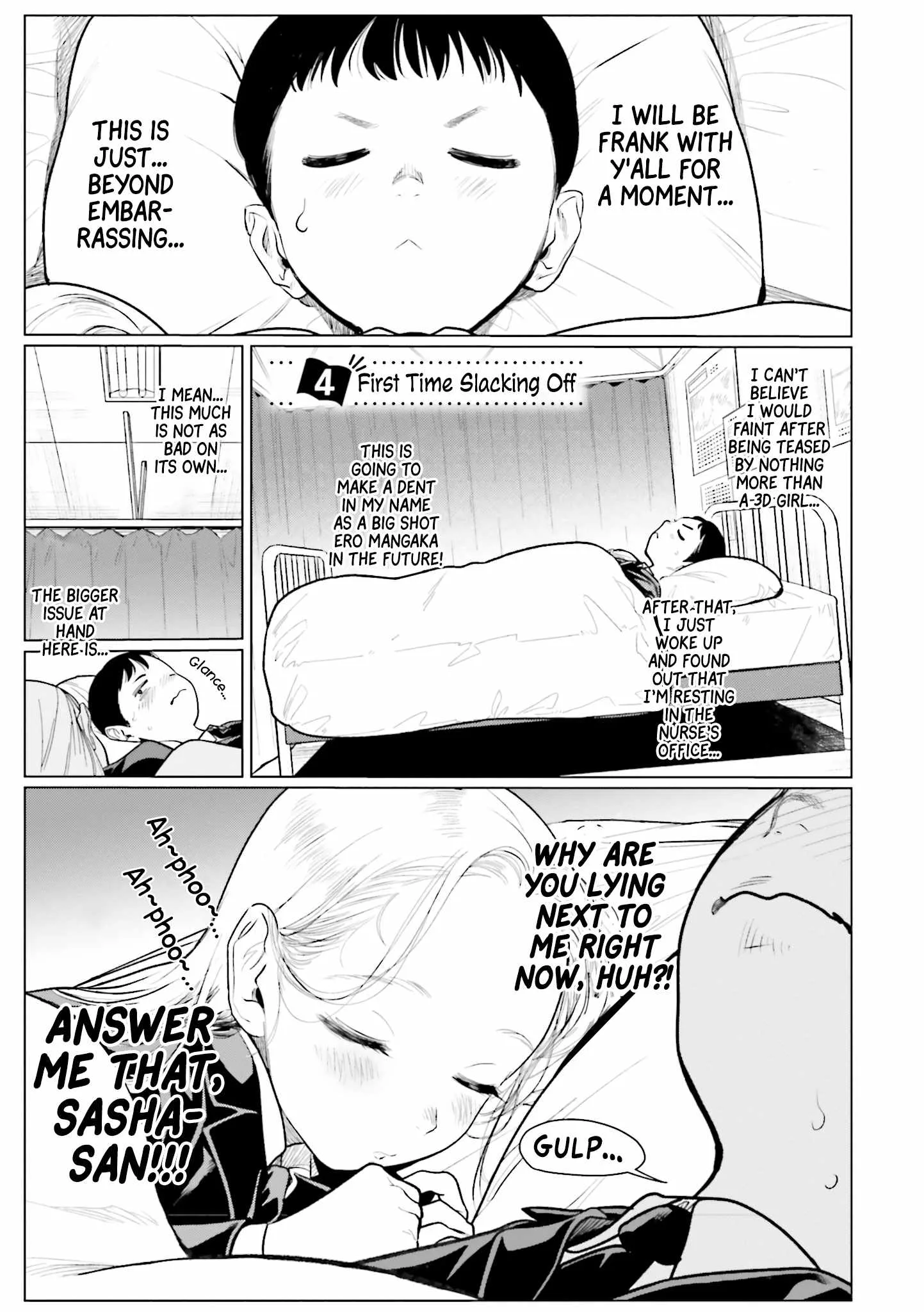 Sasha and Her Otaku Classmate Chapter 4 page 1