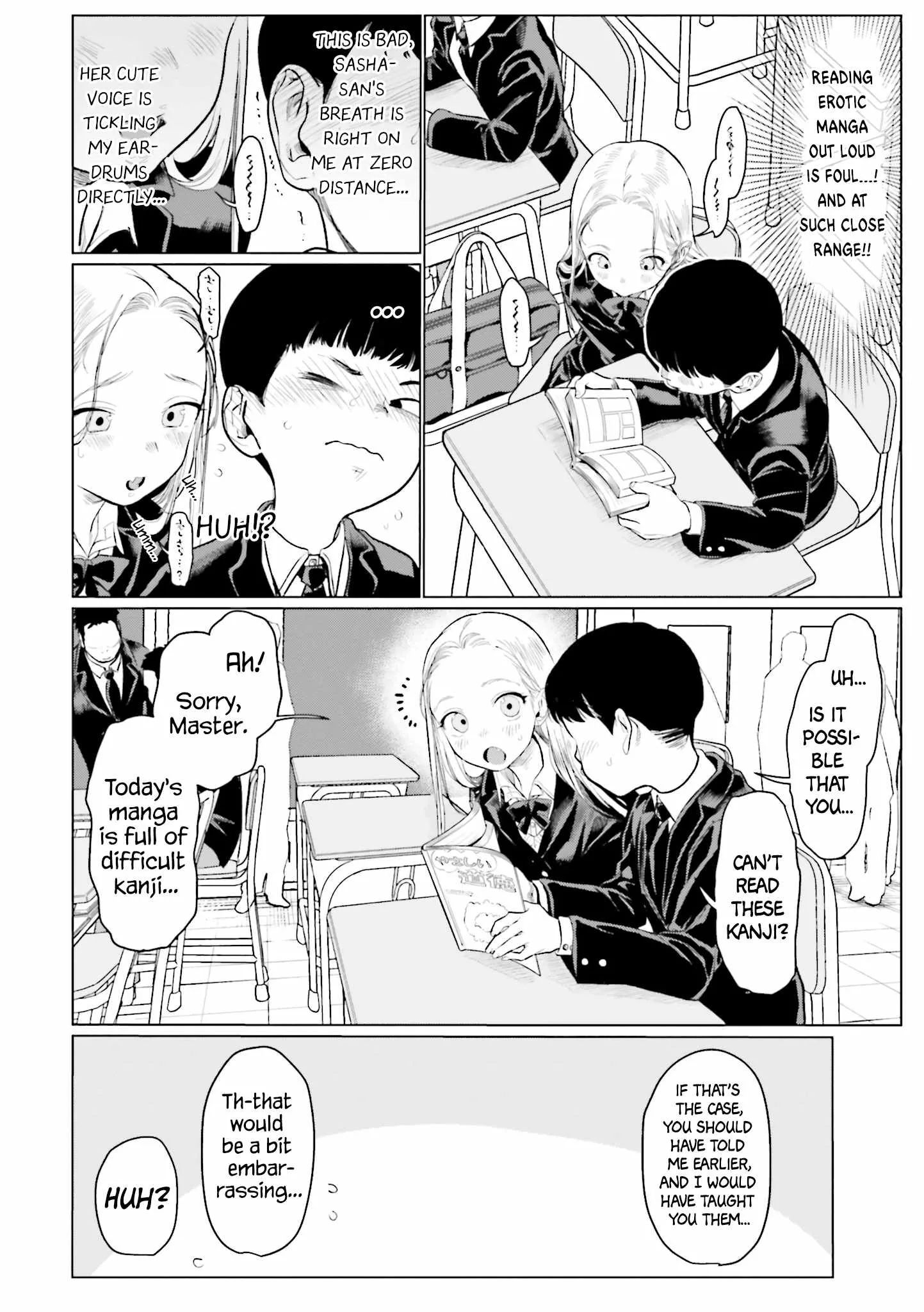 Sasha and Her Otaku Classmate Chapter 12 page 2