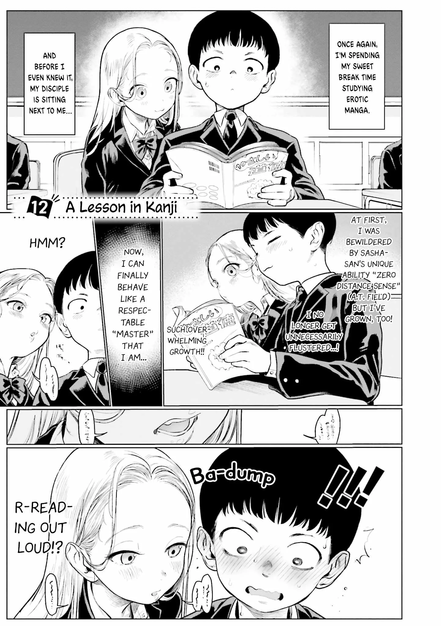 Sasha and Her Otaku Classmate Chapter 12 page 1