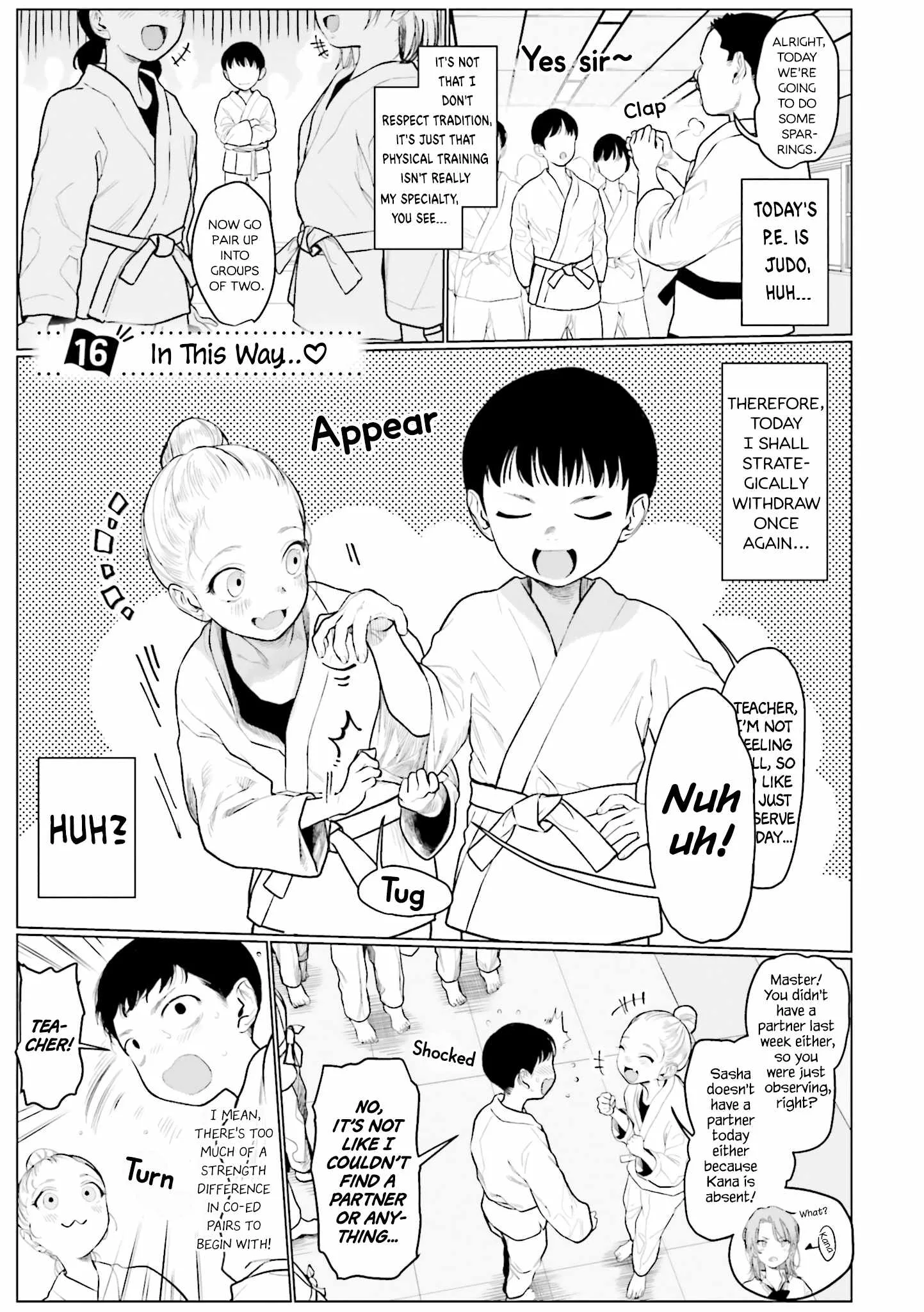 Sasha and Her Otaku Classmate Chapter 16 page 1