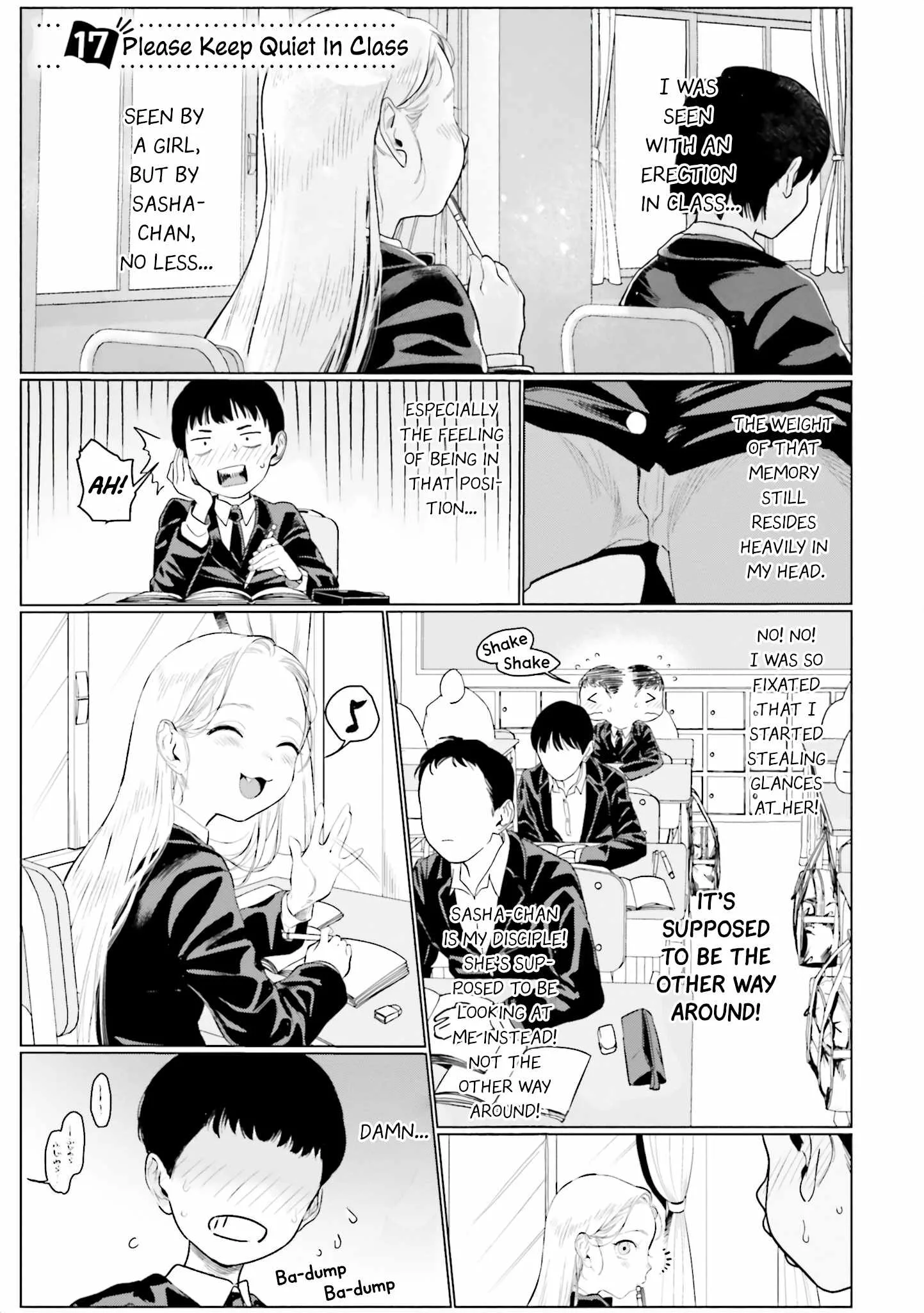 Sasha and Her Otaku Classmate Chapter 17 page 1