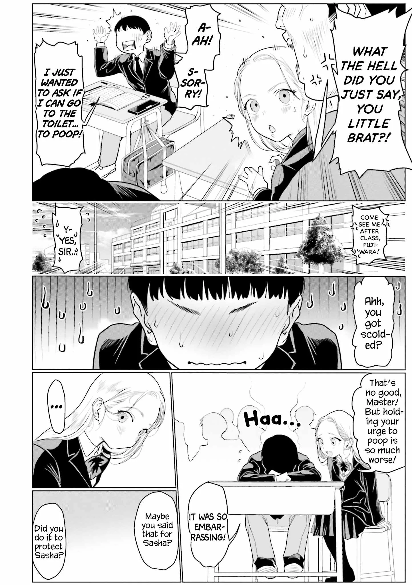 Sasha and Her Otaku Classmate Chapter 17 page 4