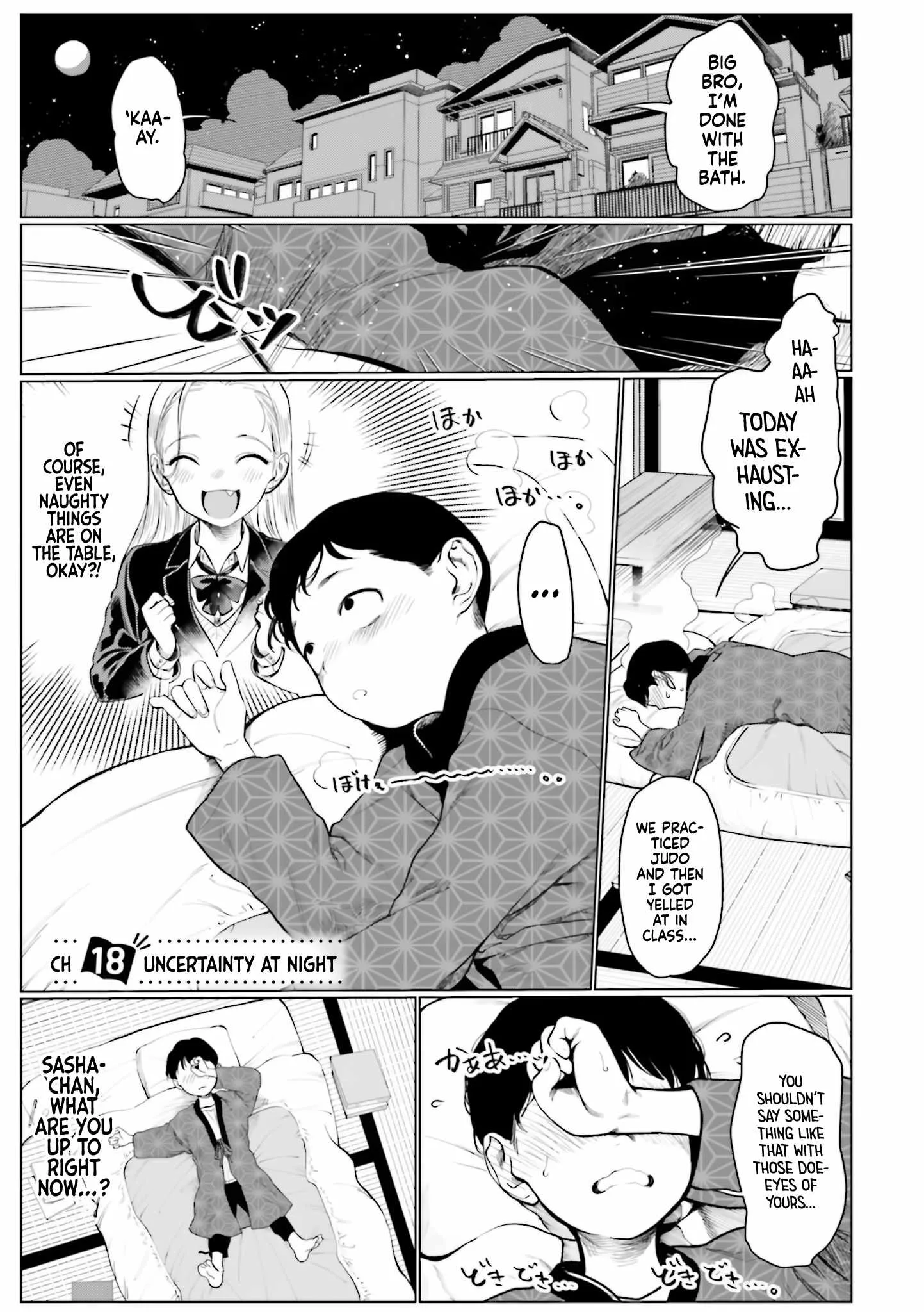 Sasha and Her Otaku Classmate Chapter 18 page 1