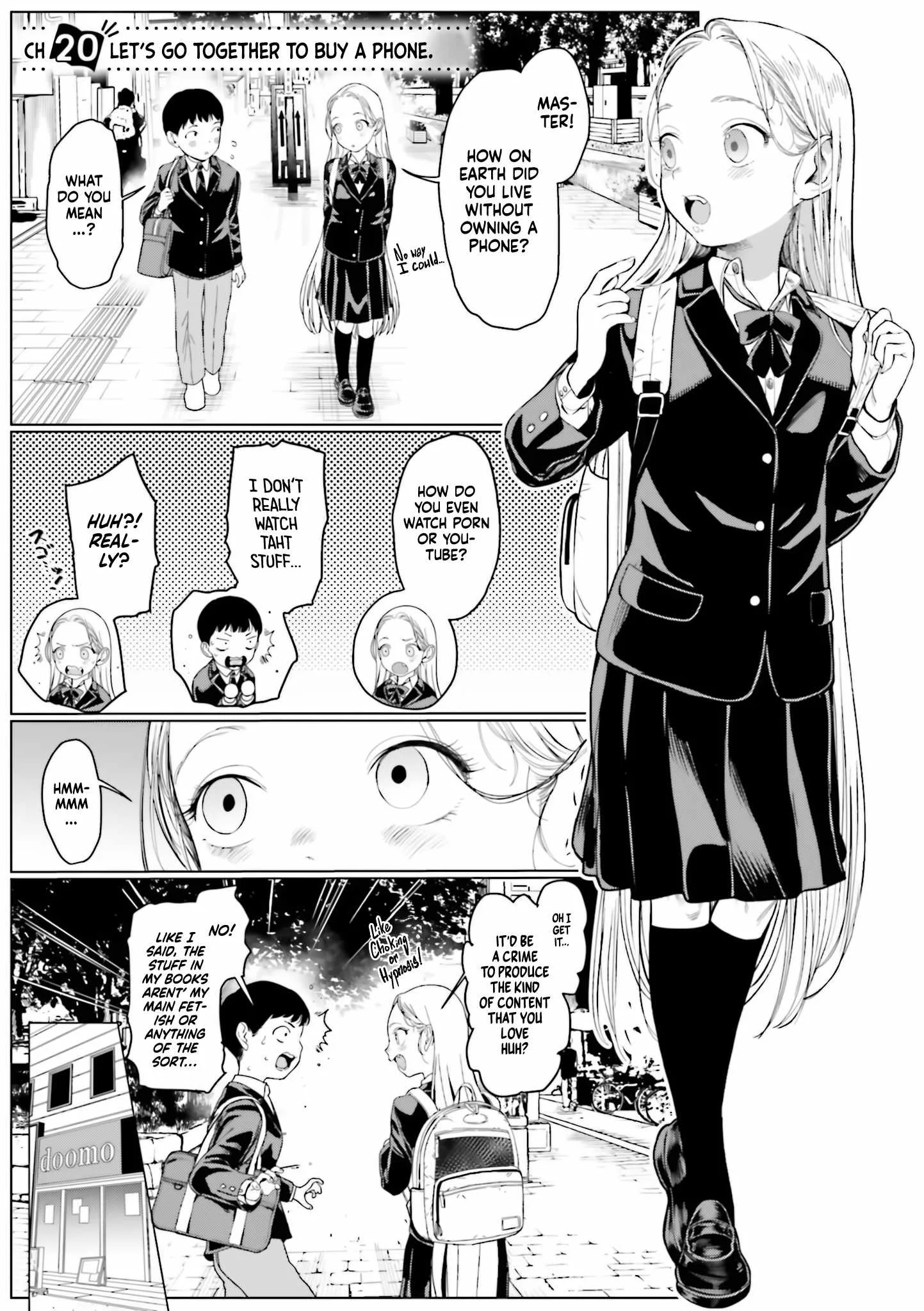 Sasha and Her Otaku Classmate Chapter 20 page 1