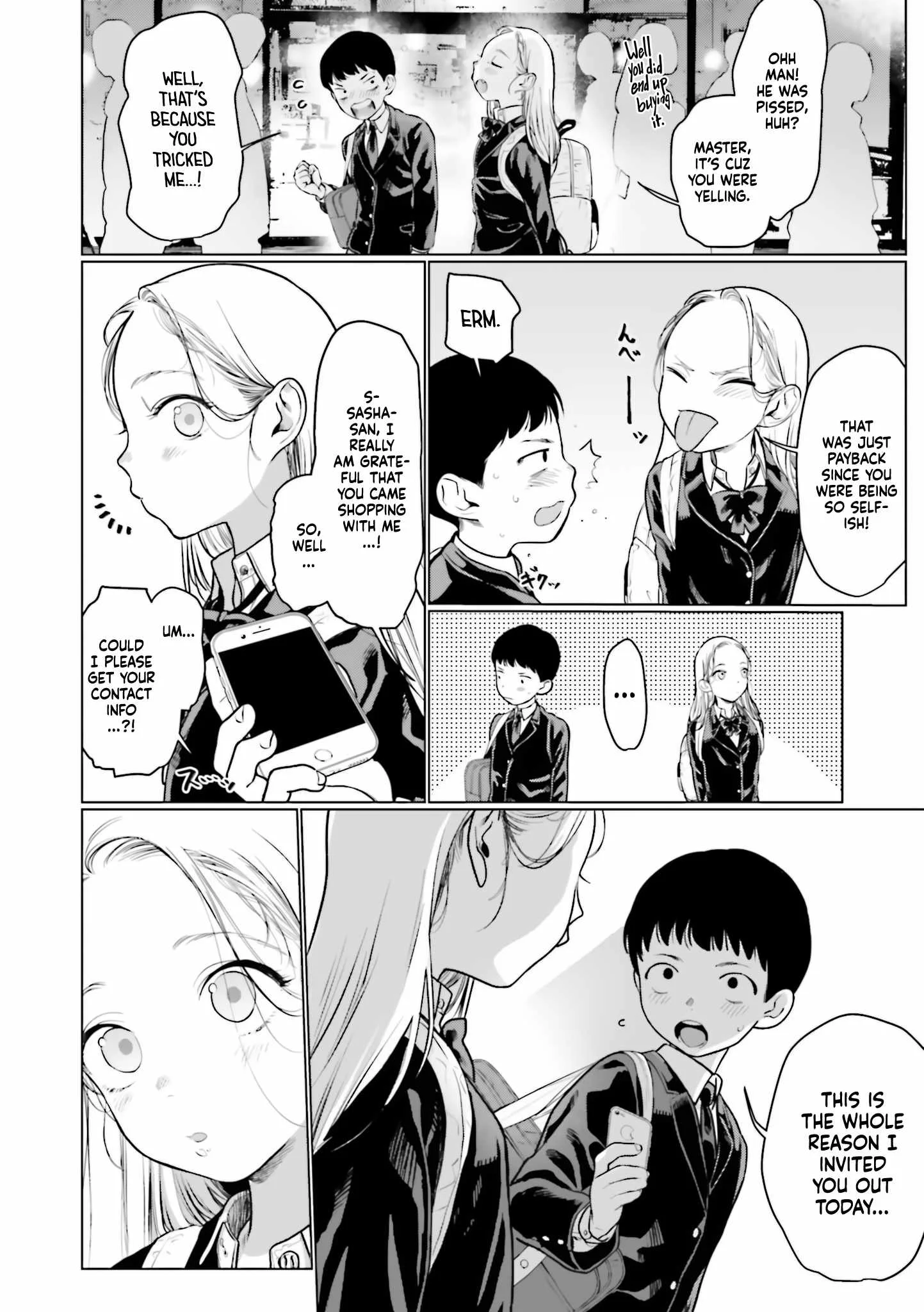 Sasha and Her Otaku Classmate Chapter 20 page 4