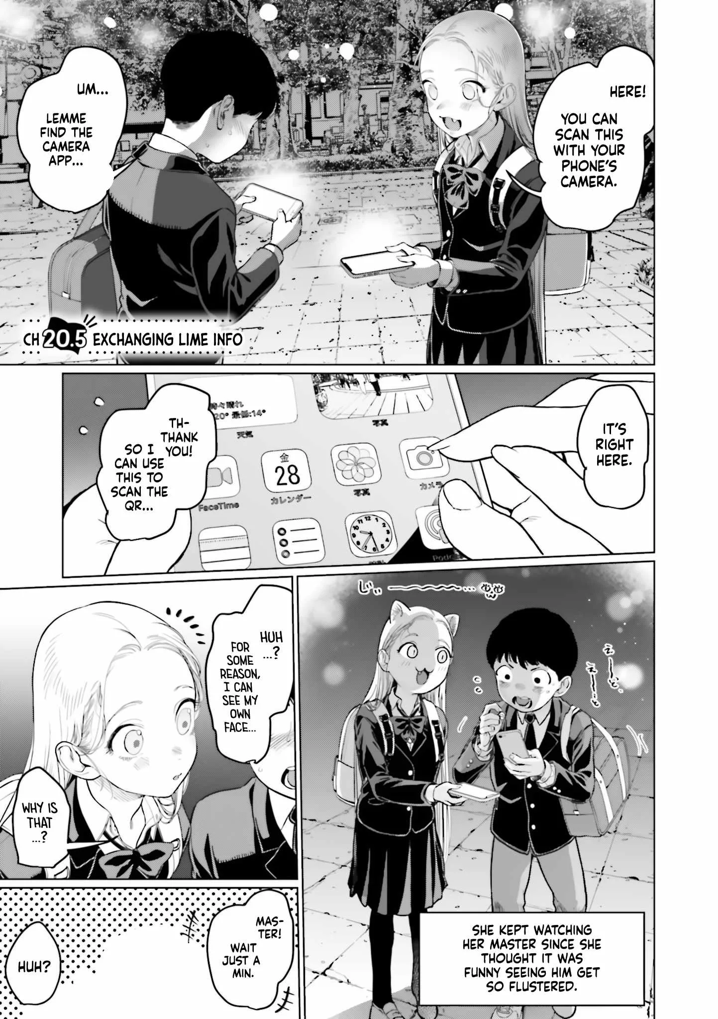 Sasha and Her Otaku Classmate Chapter 20.5 page 1