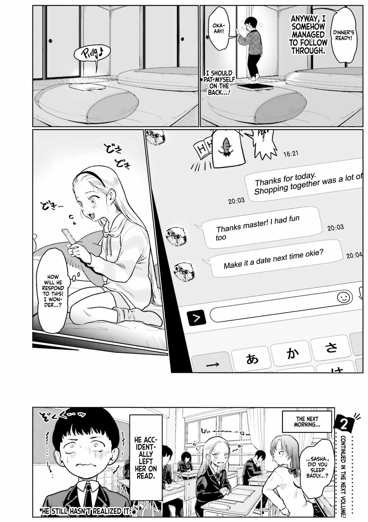 Sasha and Her Otaku Classmate Chapter 21 page 4