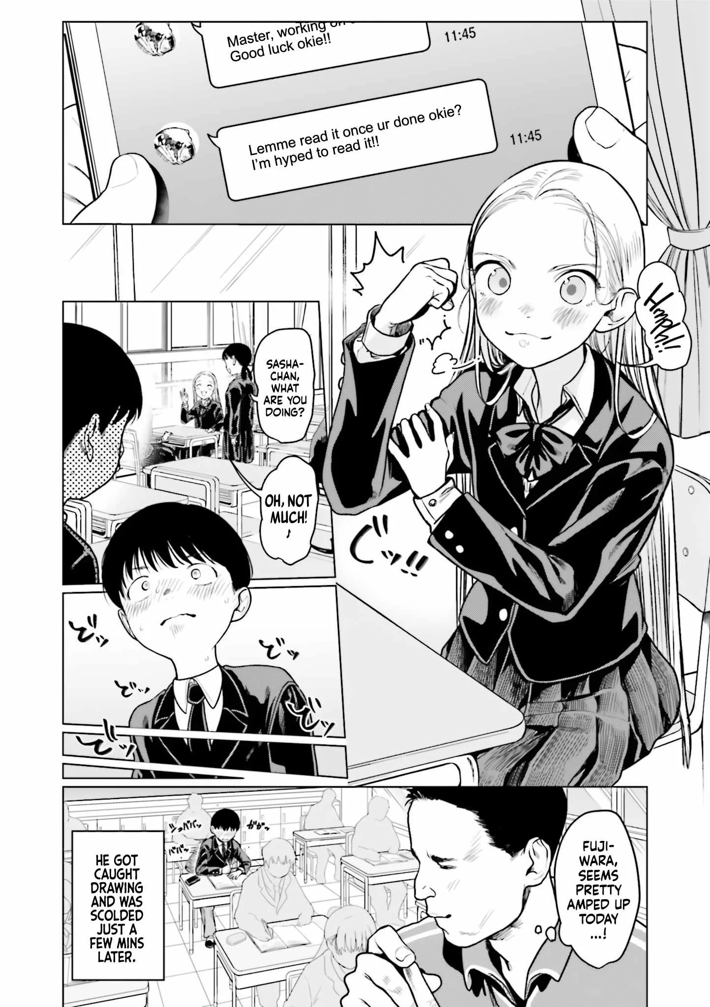 Sasha and Her Otaku Classmate Chapter 23 page 4