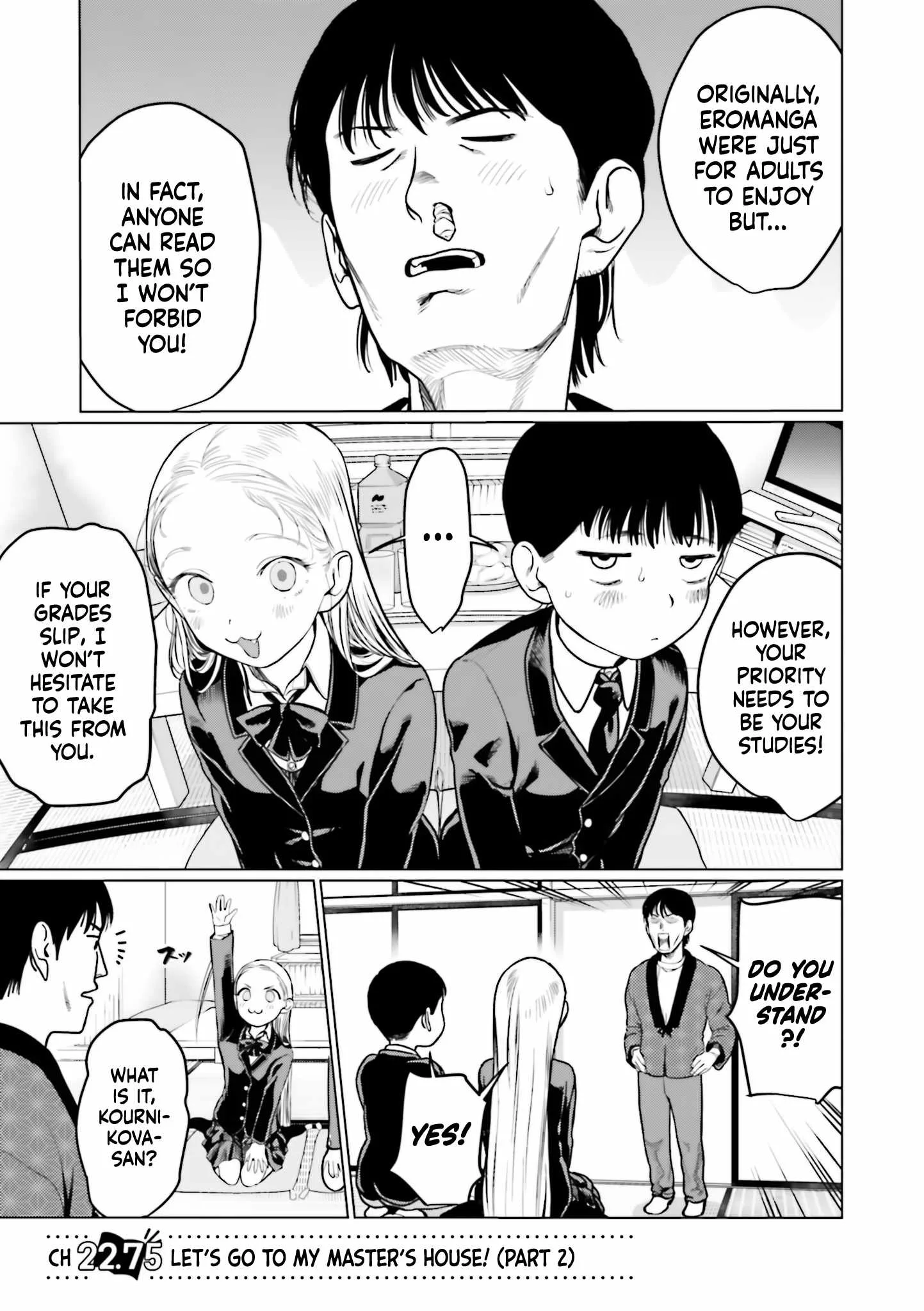 Sasha and Her Otaku Classmate Chapter 22.75 page 1