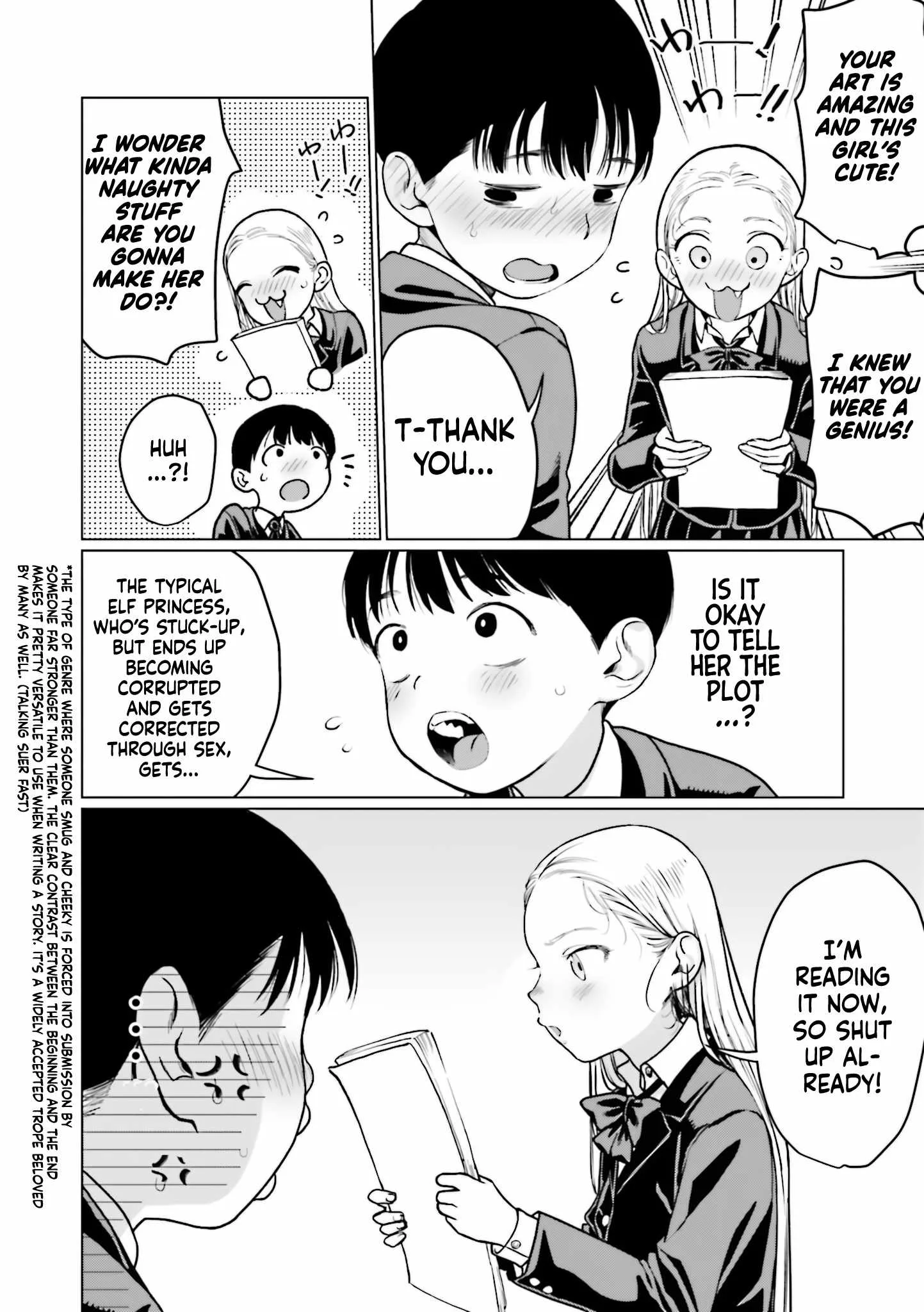 Sasha and Her Otaku Classmate Chapter 22.75 page 6